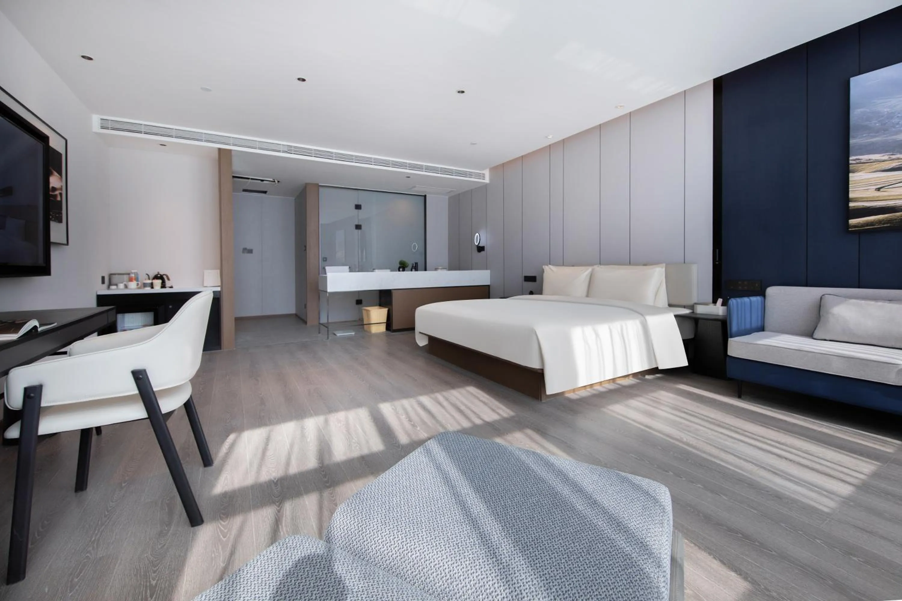 Bed in Atour Hotel Jinan Huashan Huanyu Max