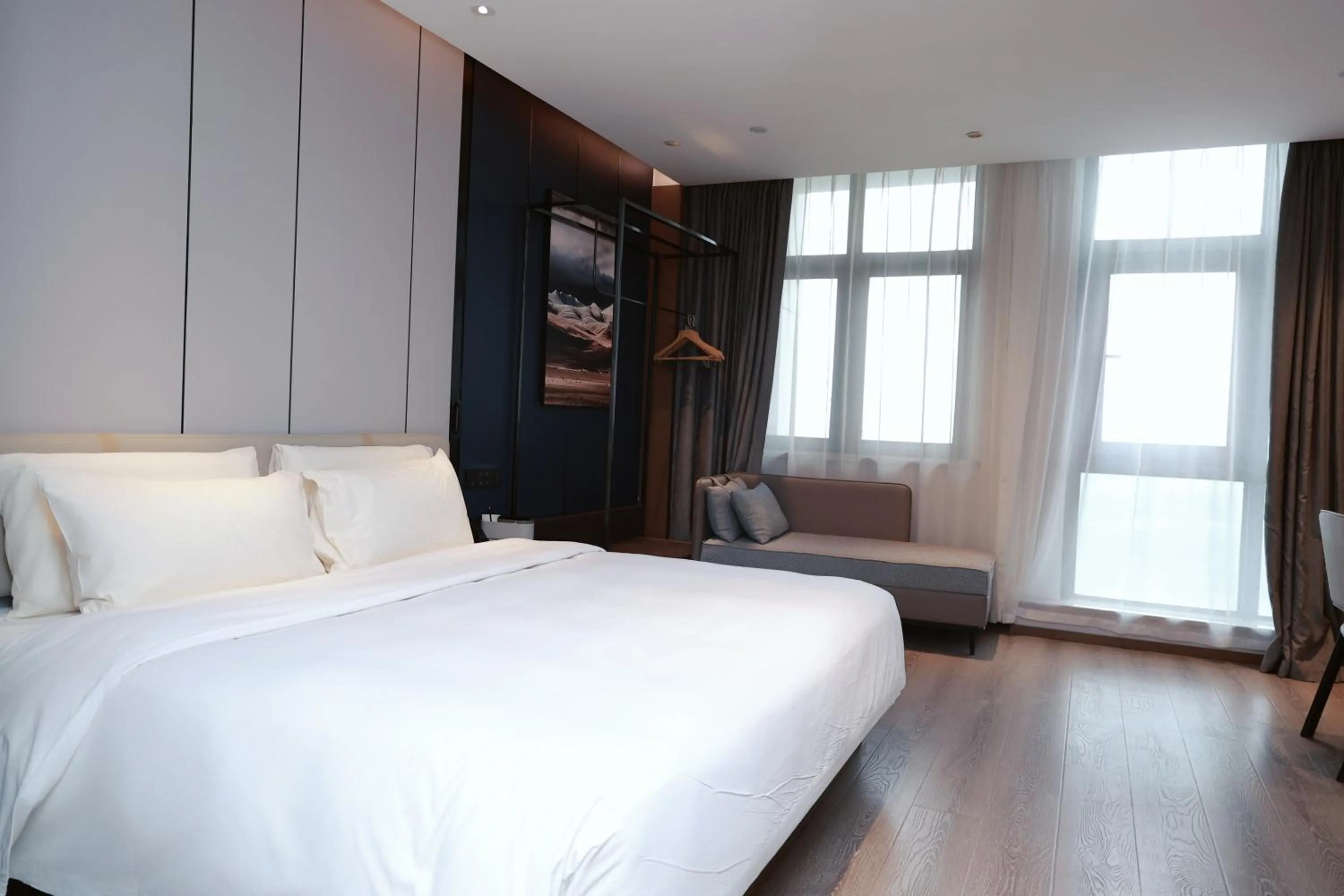 Bed in Atour Hotel Jinan Huashan Huanyu Max