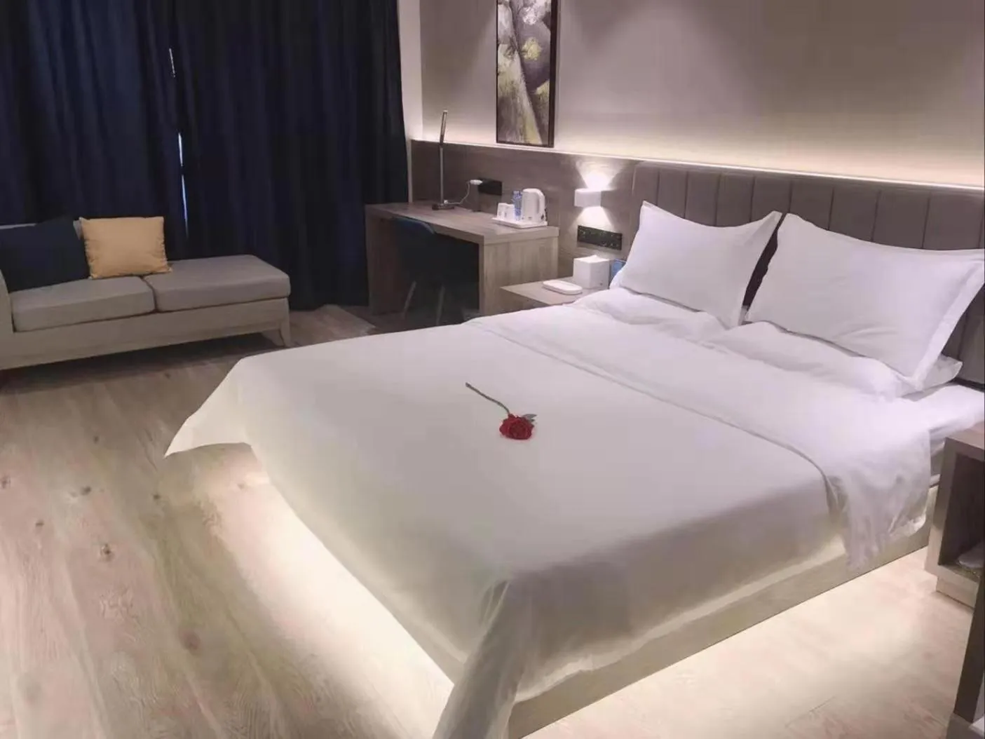 Bed in 7Days Inn Xi'an Northwest University North Gate