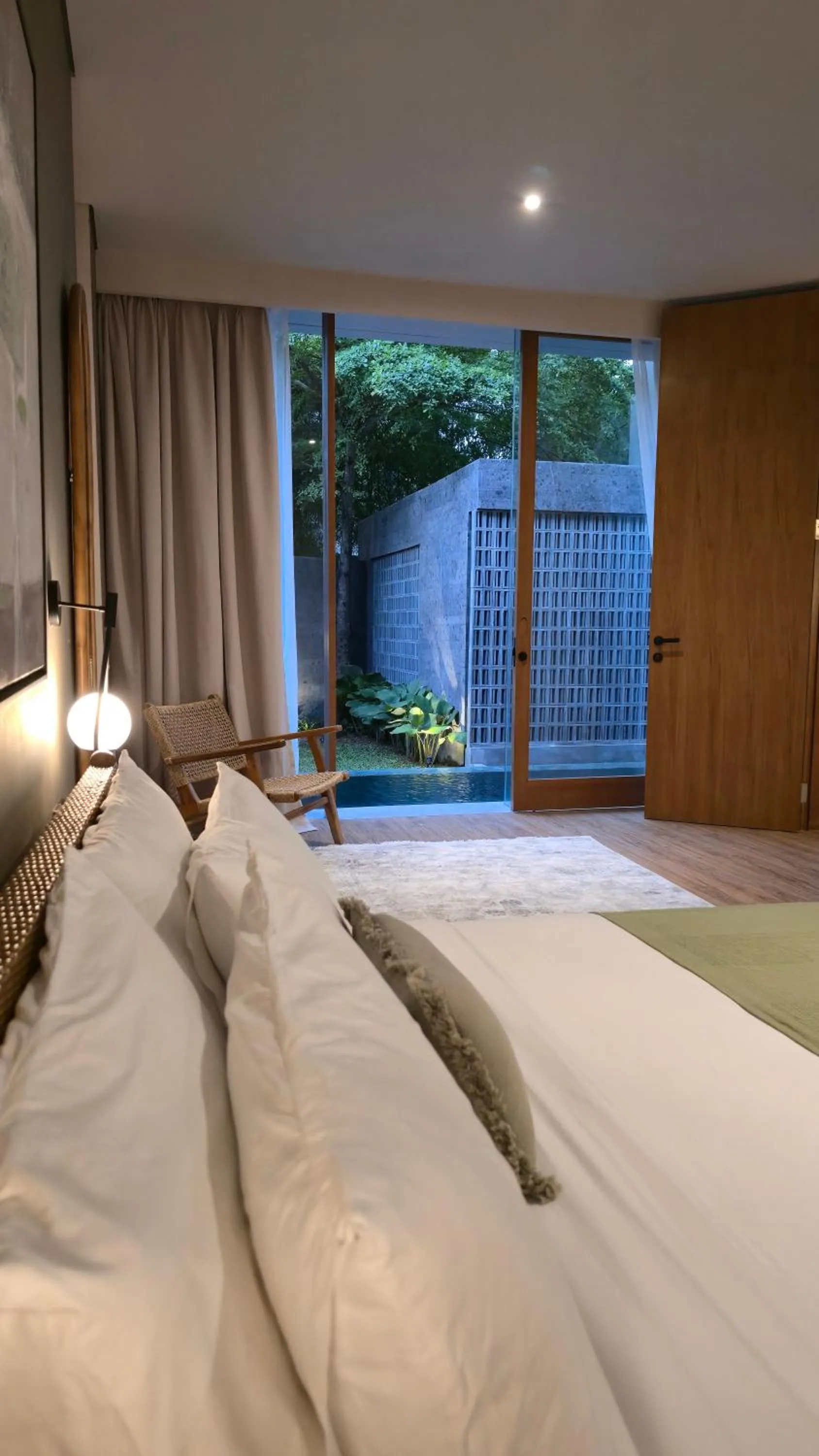 Bed in Pulang Villas Pererenan by Nakula