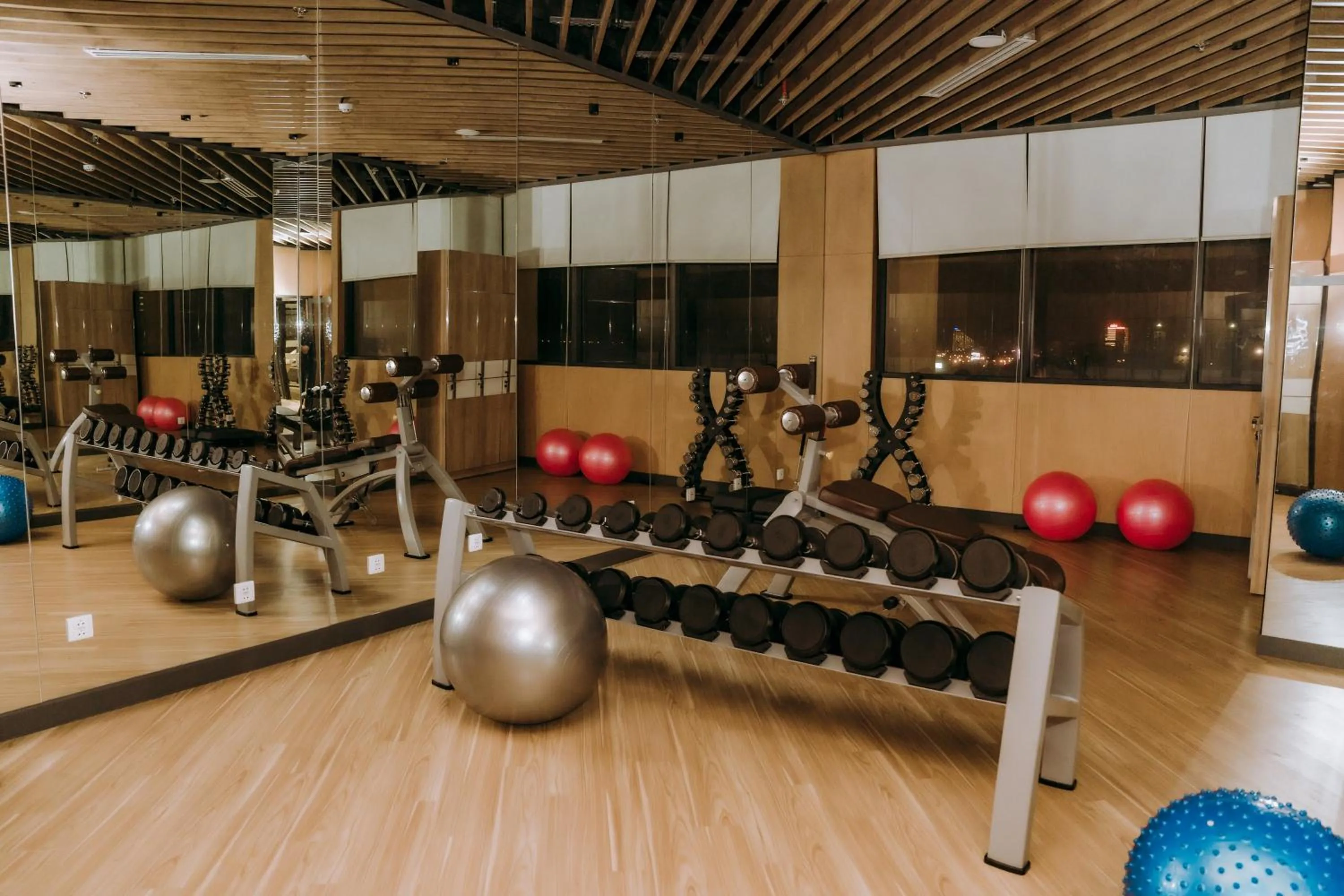 Fitness centre/facilities in Seascape Villas In Long Beach Cam Ranh