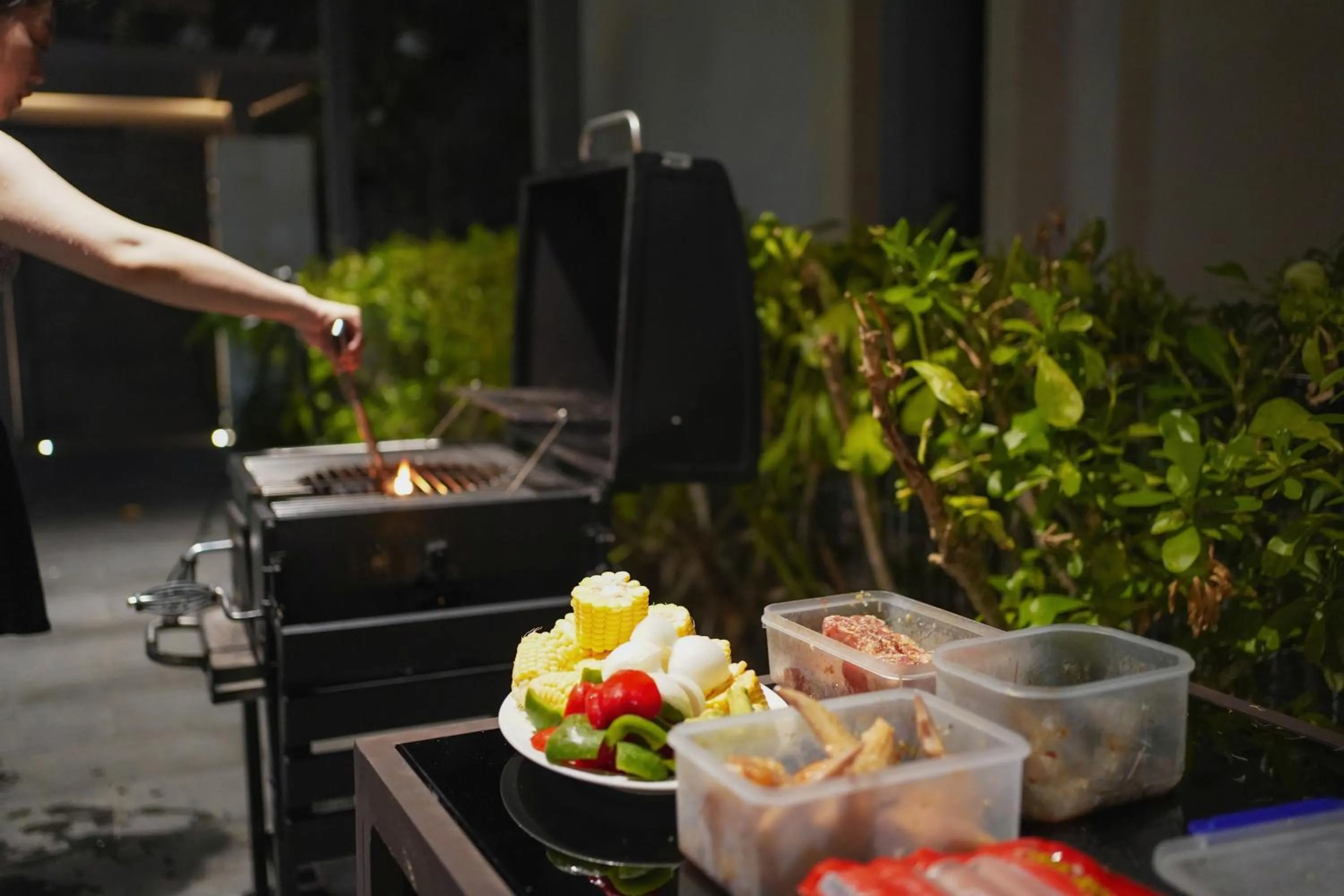 BBQ facilities in Seascape Villas In Long Beach Cam Ranh