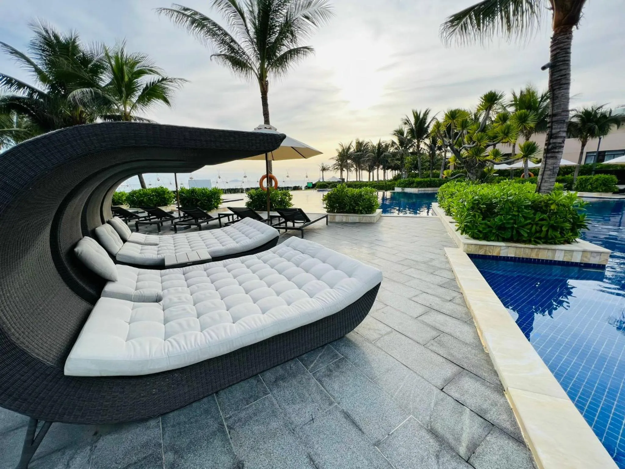 Swimming pool in Seascape Villas In Long Beach Cam Ranh