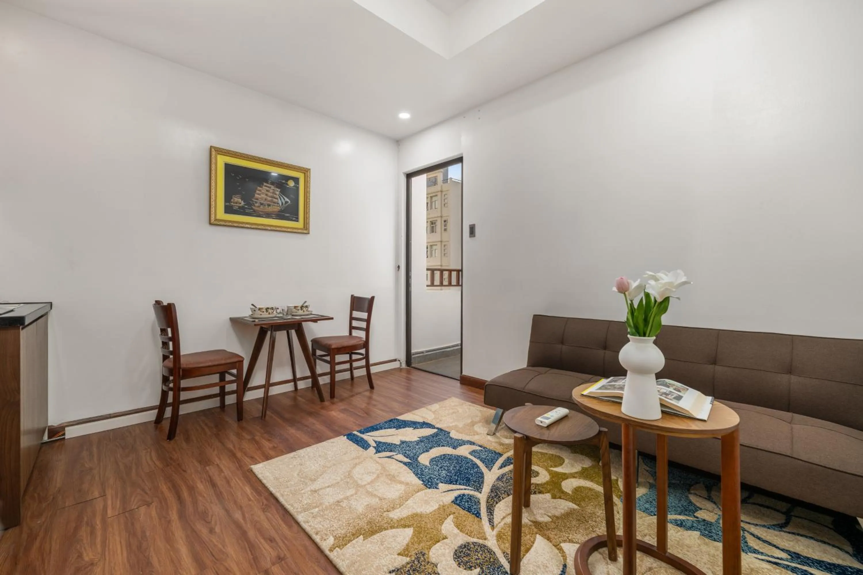 Seating area in Tokyo Boutique Front Beach Hotel