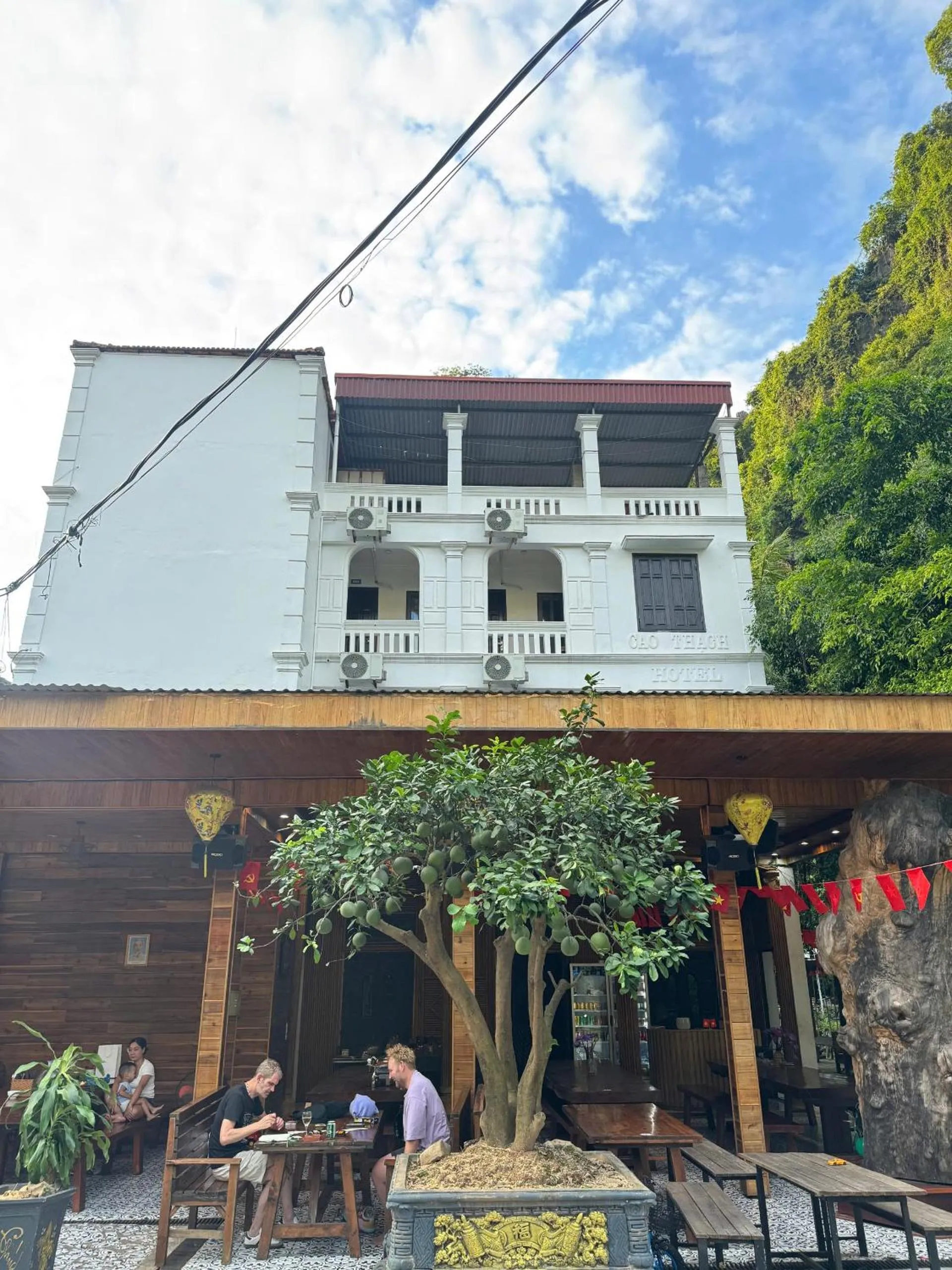 Patio in Cao Thạch Homestay