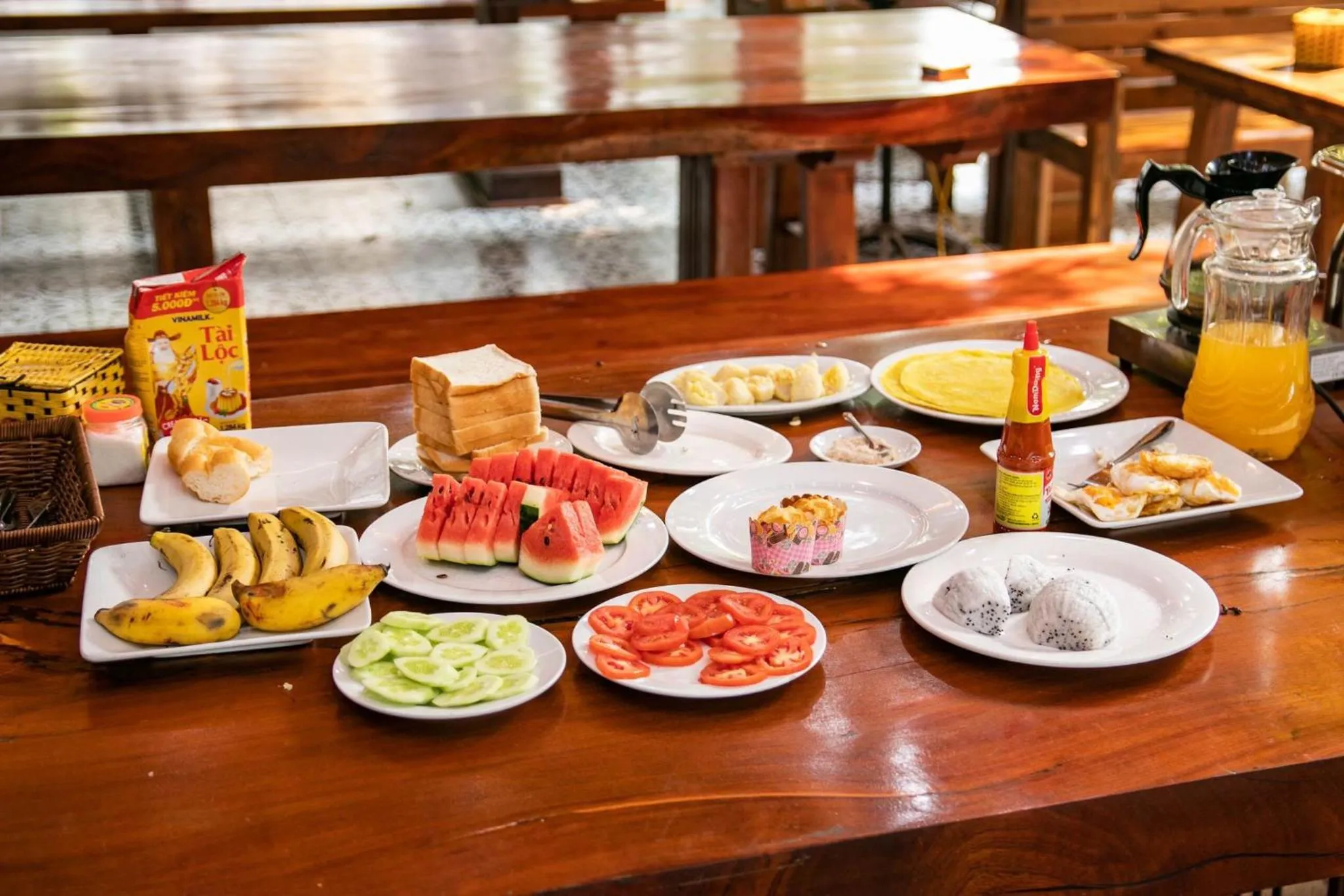 Food and drinks in Cao Thạch Homestay