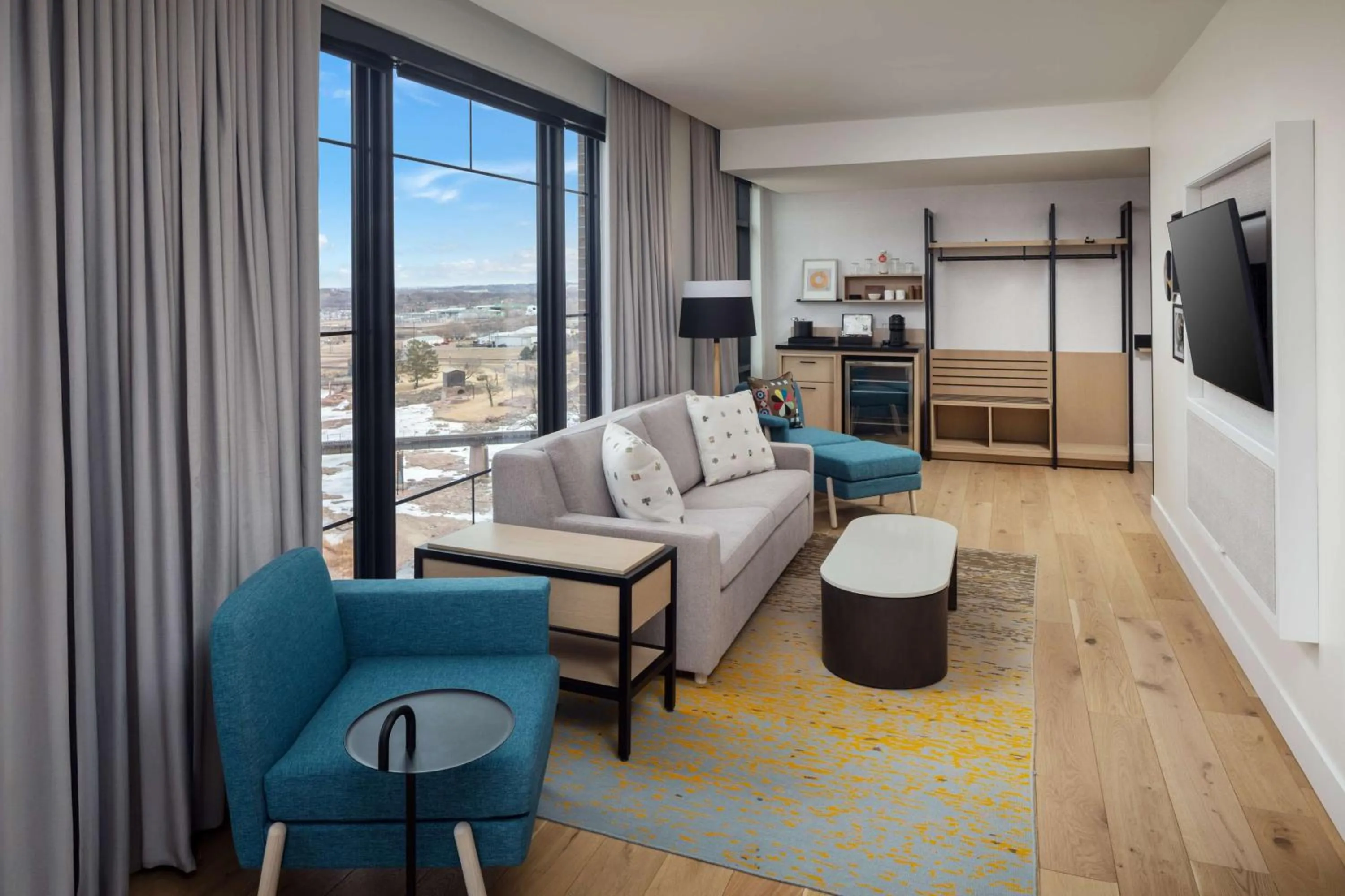 Living room in Canopy By Hilton Sioux Falls Downtown