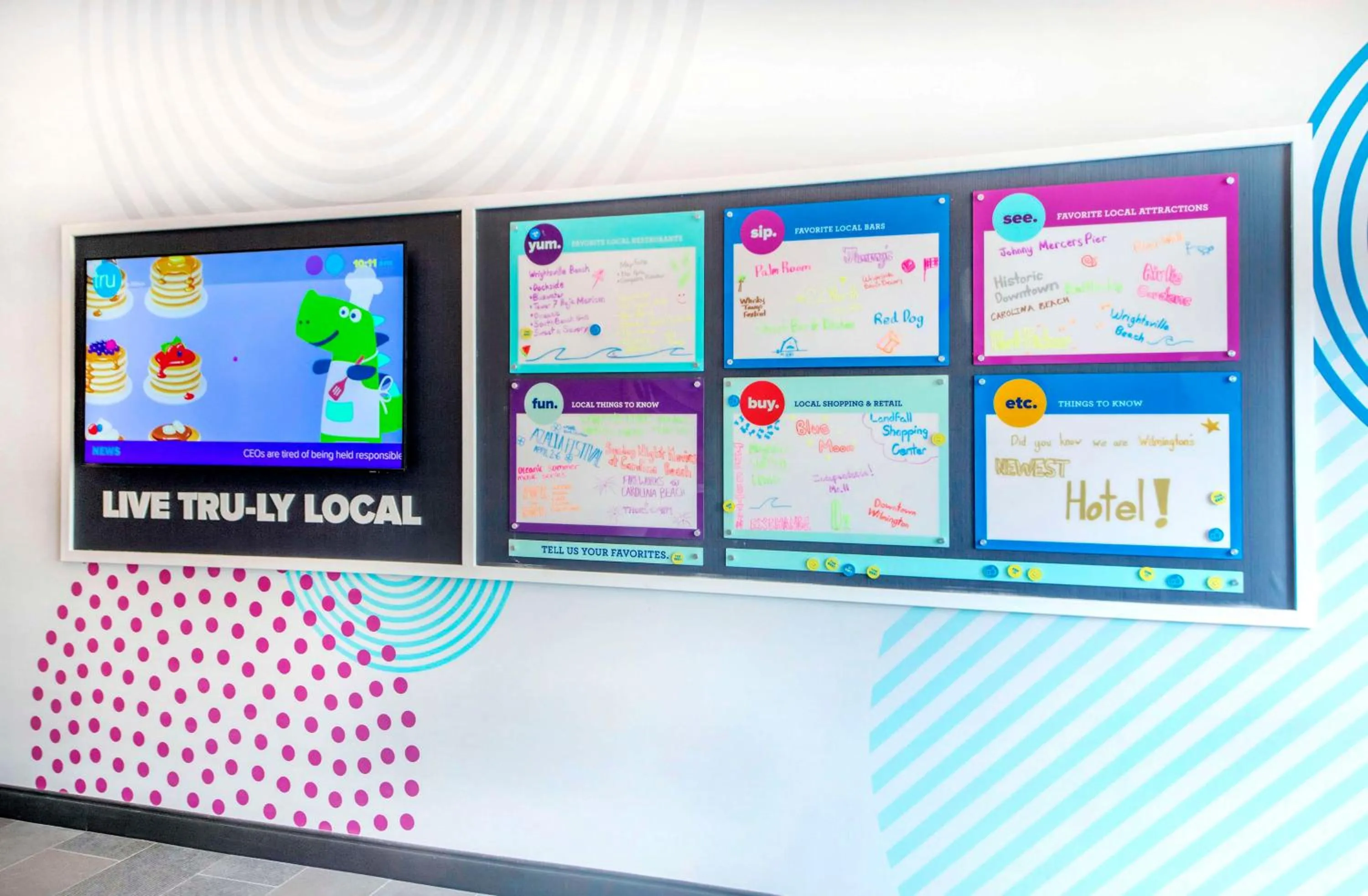 Lobby or reception in Tru by Hilton Wilmington Wrightsville Beach