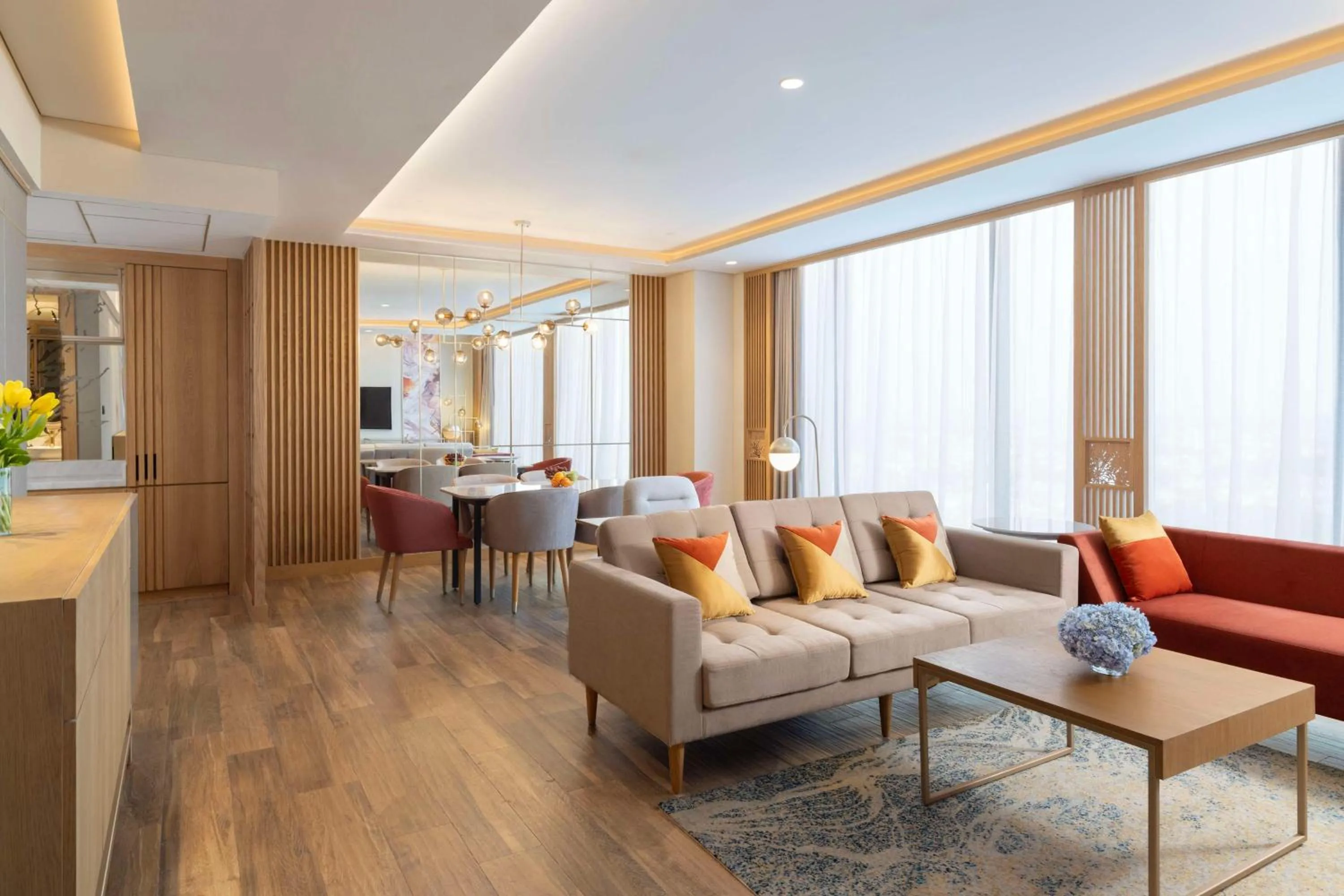 Living room in DoubleTree by Hilton Jakarta Bintaro Jaya