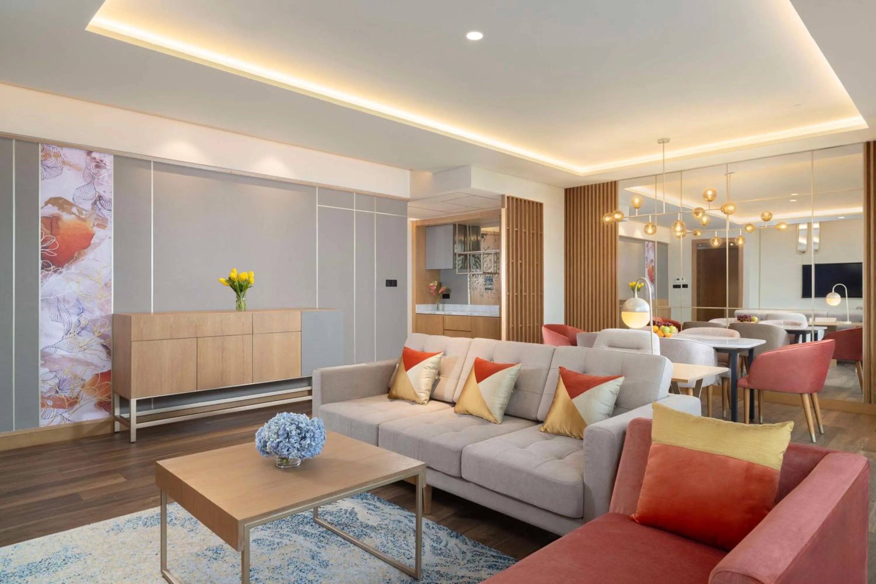 Living room in DoubleTree by Hilton Jakarta Bintaro Jaya