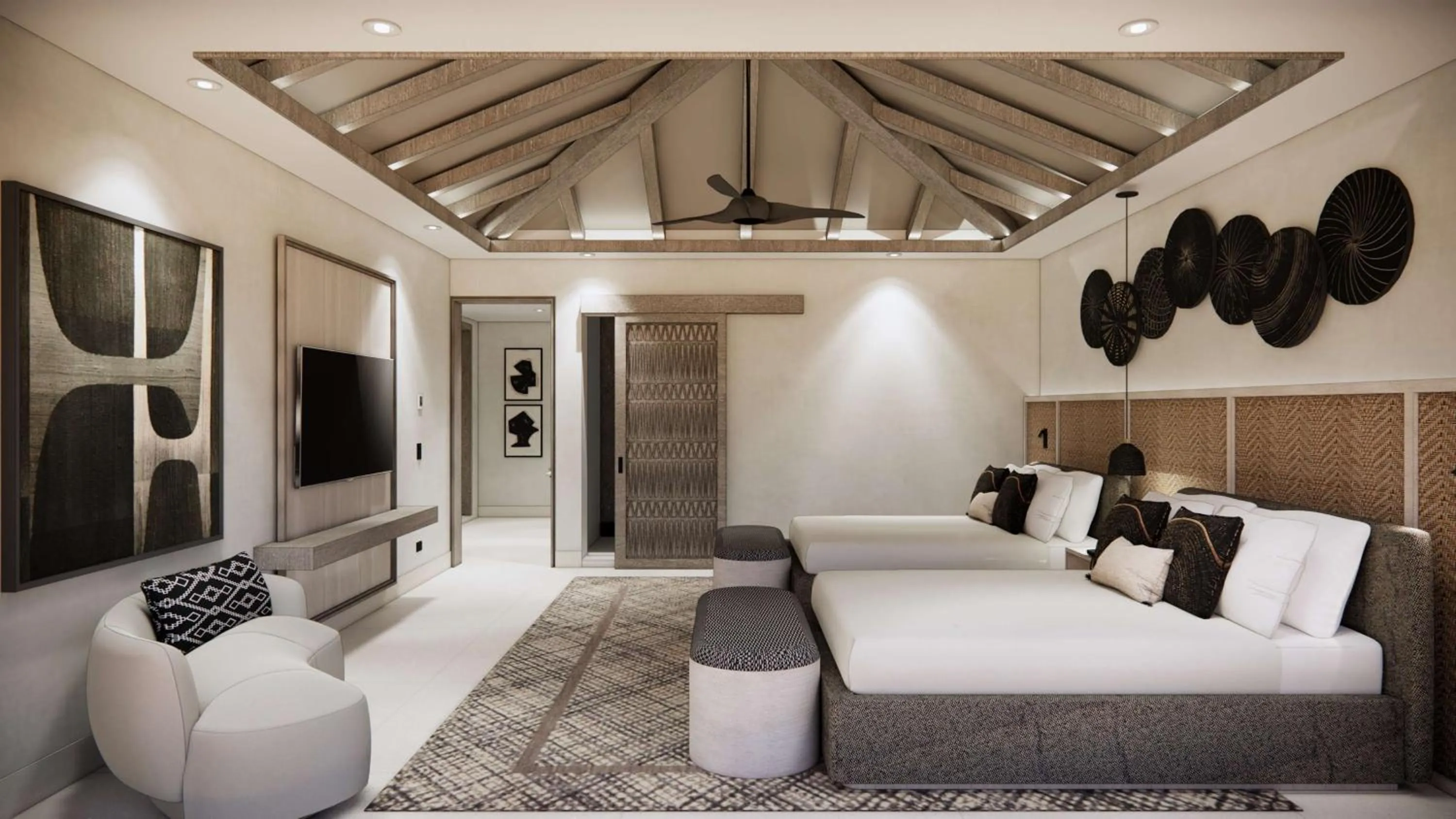 Bed in Zemi Miches Punta Cana All-Inclusive Resort, Curio by Hilton