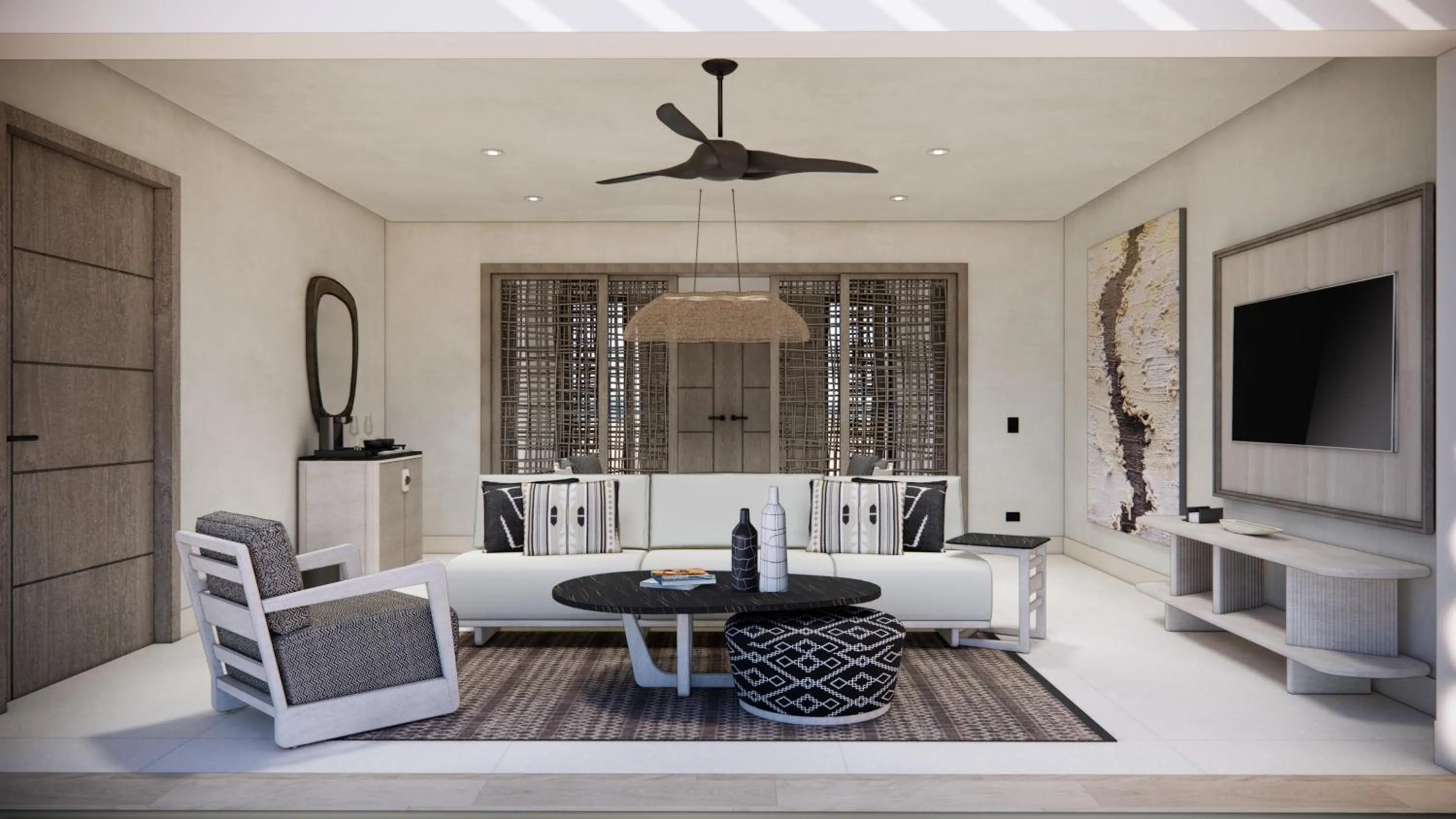 Living room in Zemi Miches Punta Cana All-Inclusive Resort, Curio by Hilton