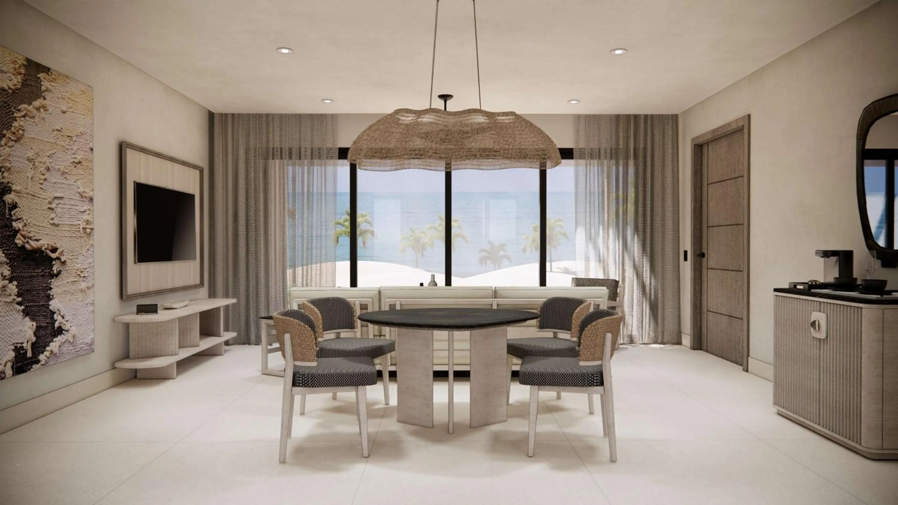 Living room in Zemi Miches Punta Cana All-Inclusive Resort, Curio by Hilton