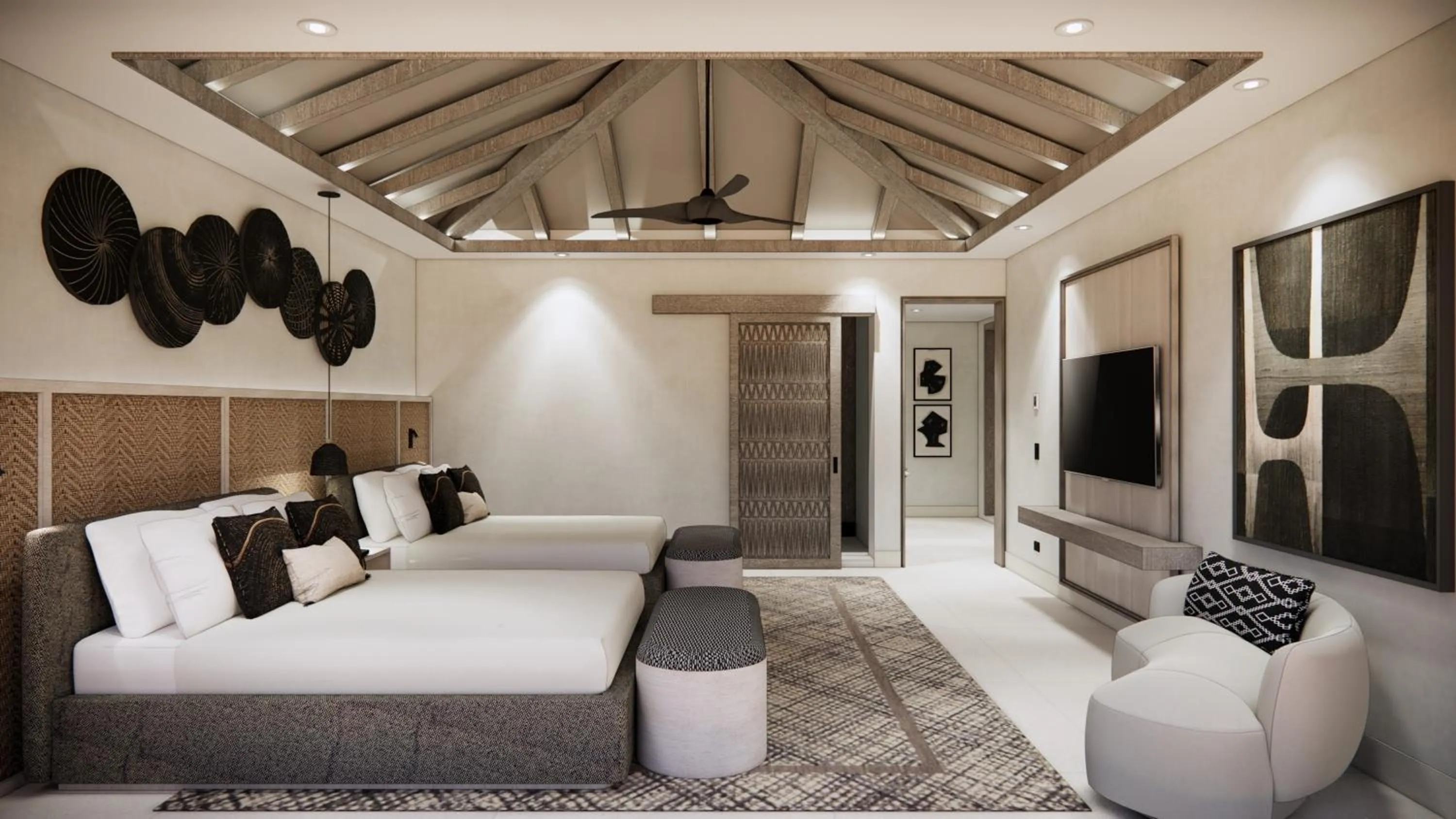 Bedroom, Bed in Zemi Miches Punta Cana All-Inclusive Resort, Curio by Hilton