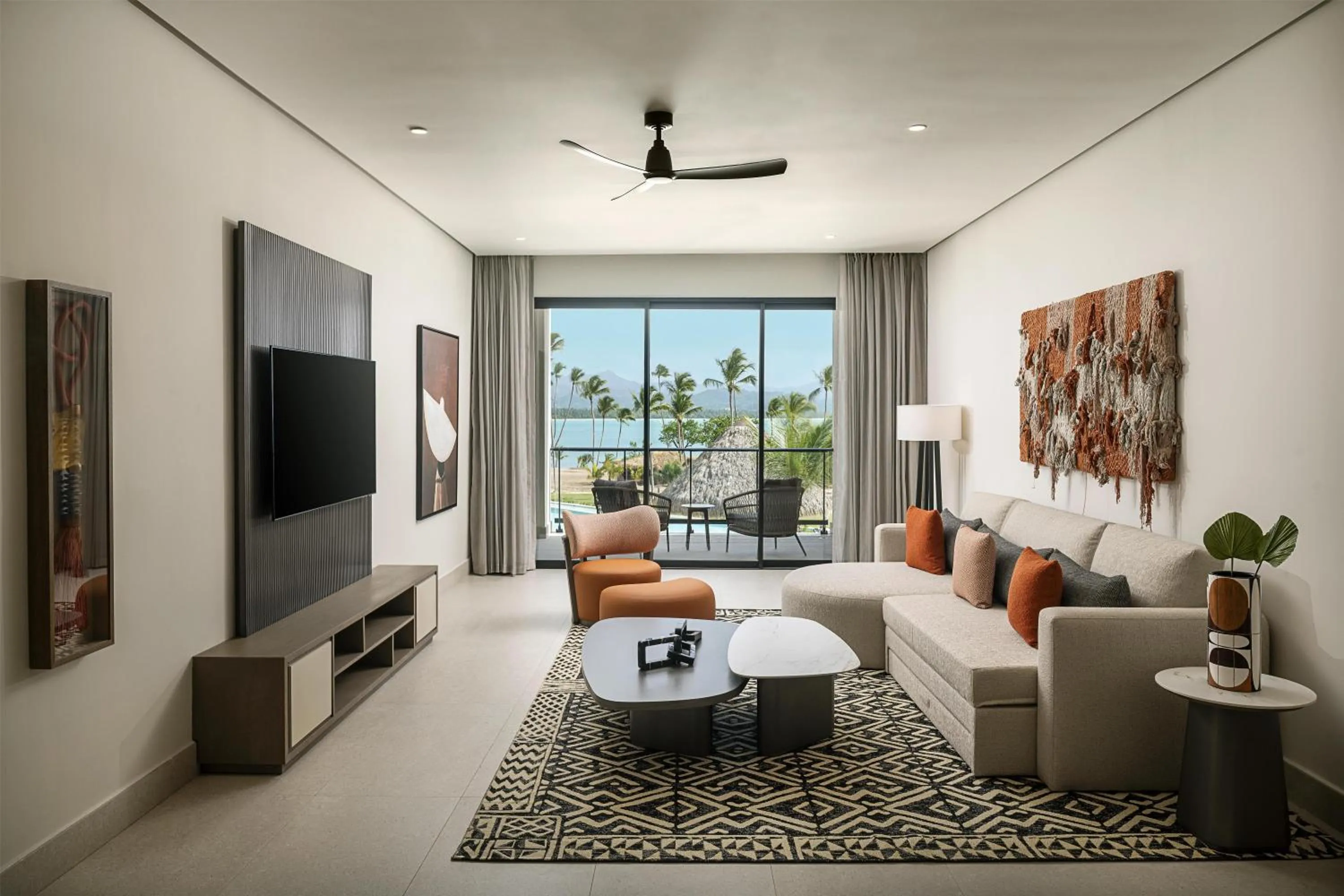 Living room in Zemi Miches Punta Cana All-Inclusive Resort, Curio by Hilton