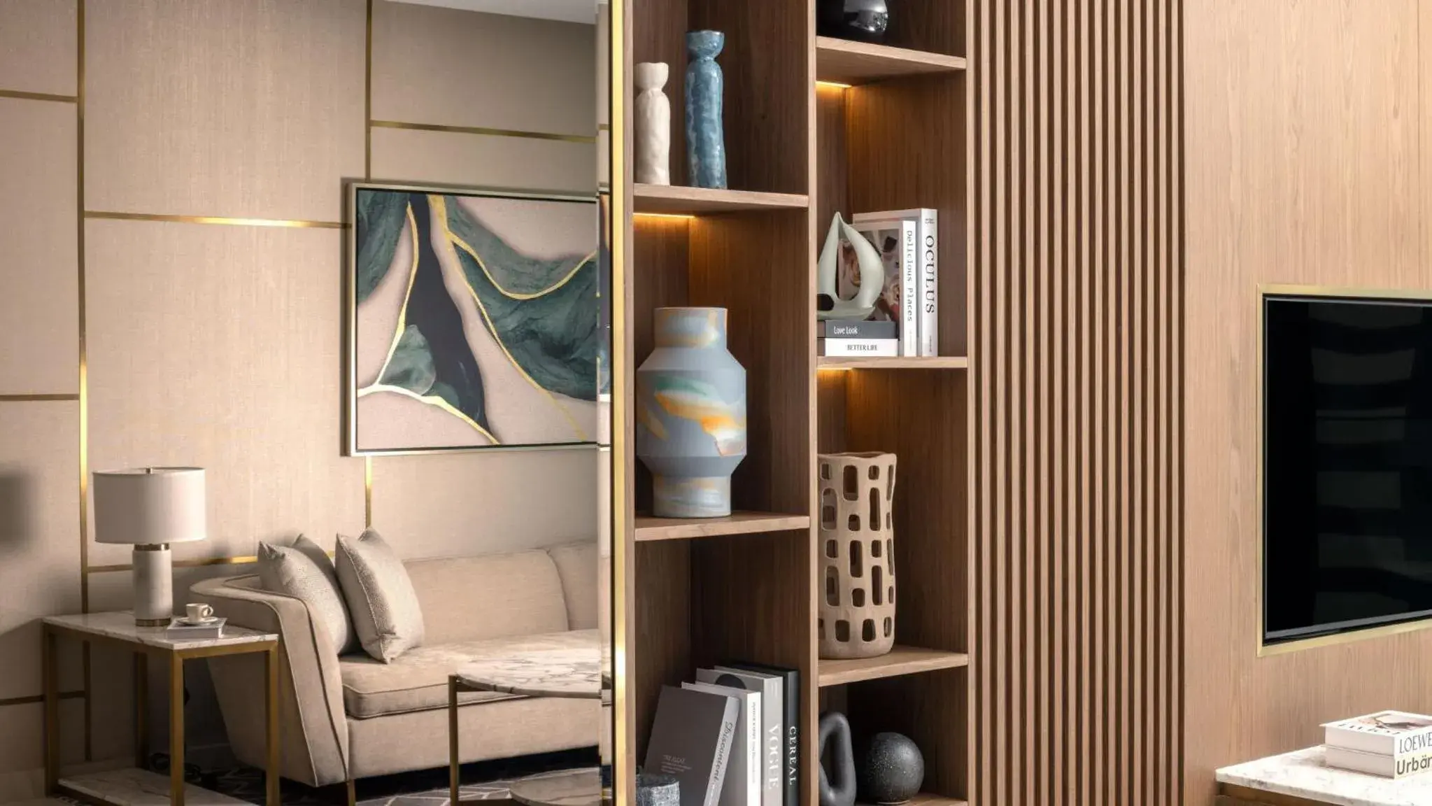 Three-Bedroom Suite with Balcony and Canal View - High Floor in InterContinental Residences Dubai Business Bay by IHG Three-Bedroom Suite with Balcony and Canal View - High Floor in InterContinental Residences Dubai Business Bay by IHG