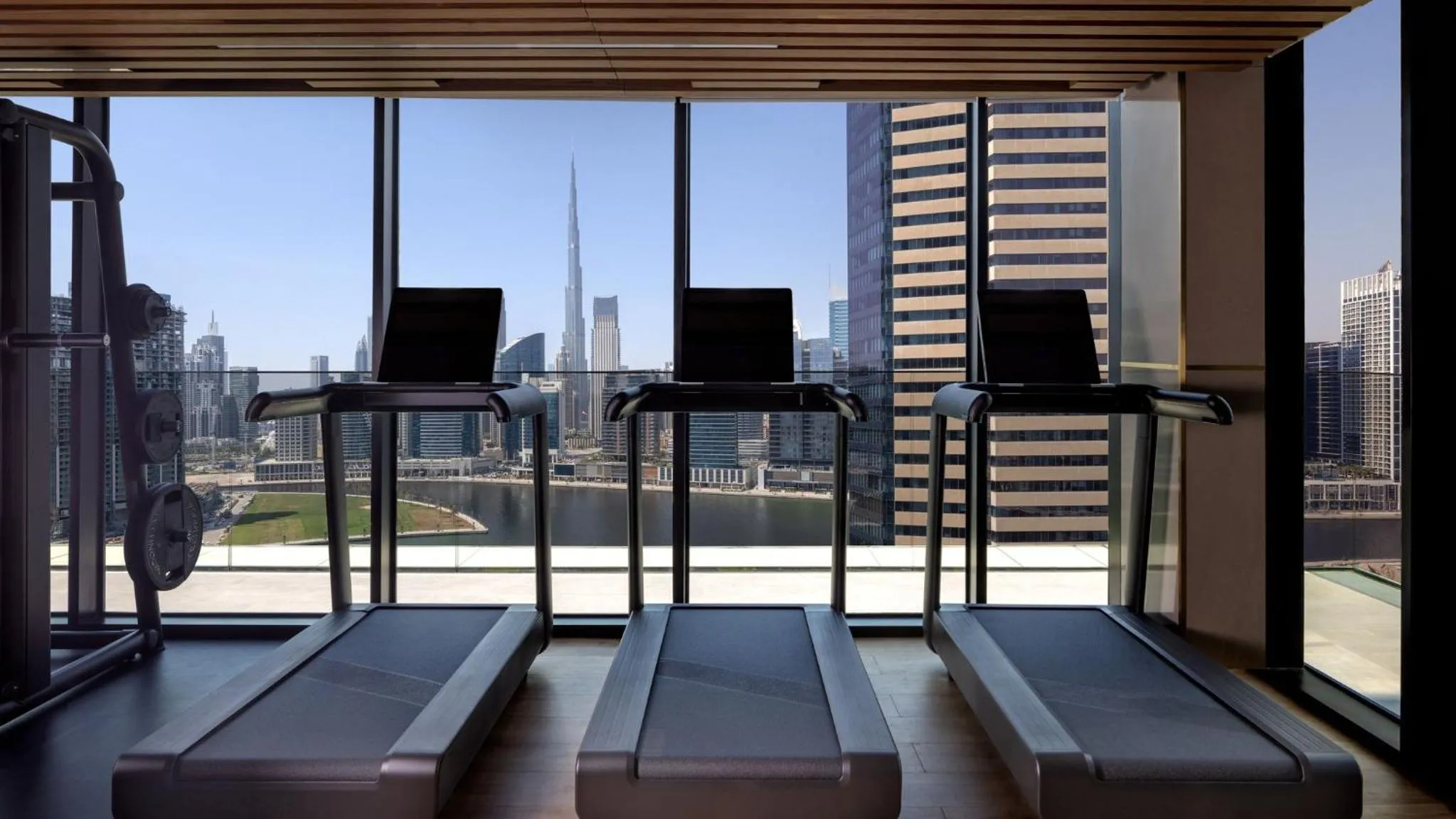 Fitness centre/facilities in InterContinental Residences Dubai Business Bay by IHG