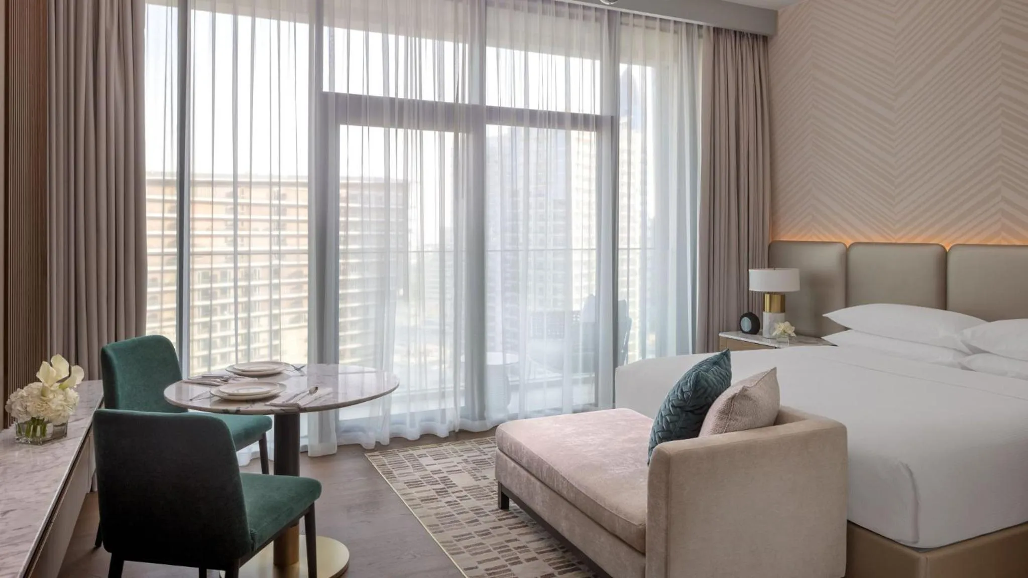 Photo of the whole room, Bed in InterContinental Residences Dubai Business Bay by IHG