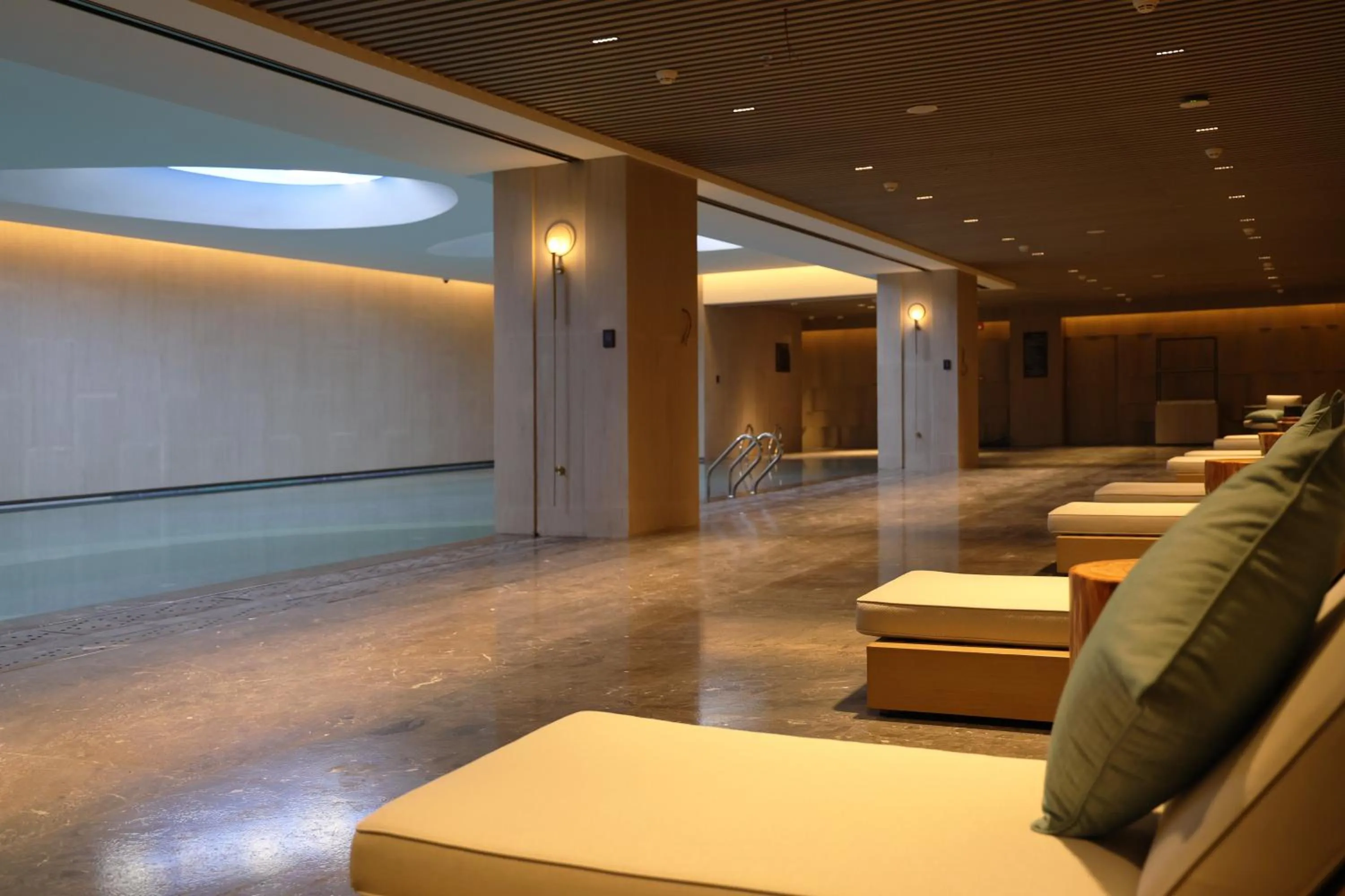 Swimming pool in Crowne Plaza Xi'an Weiyang by IHG