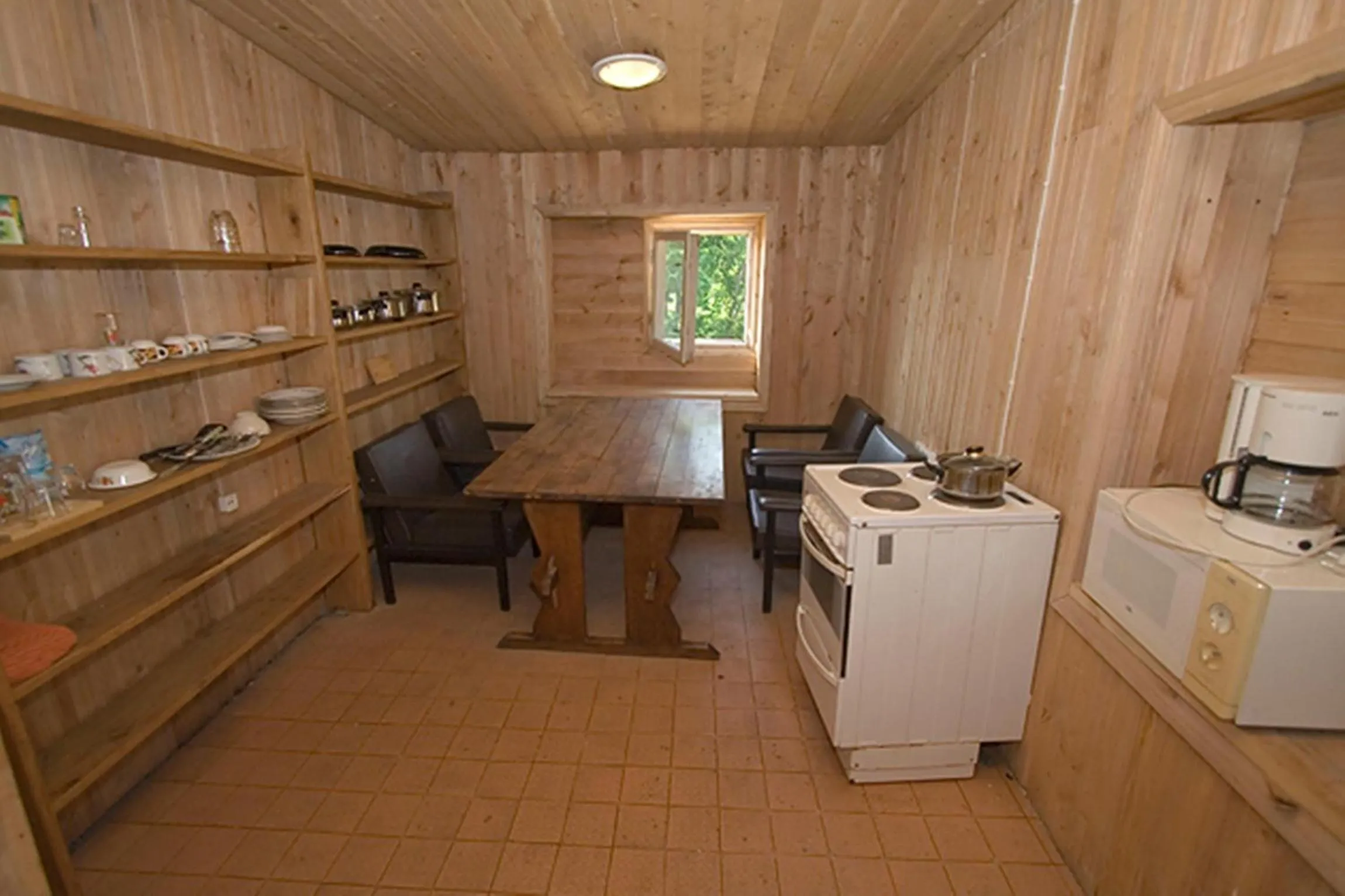 Kitchen or kitchenette in Motelis Aldari
