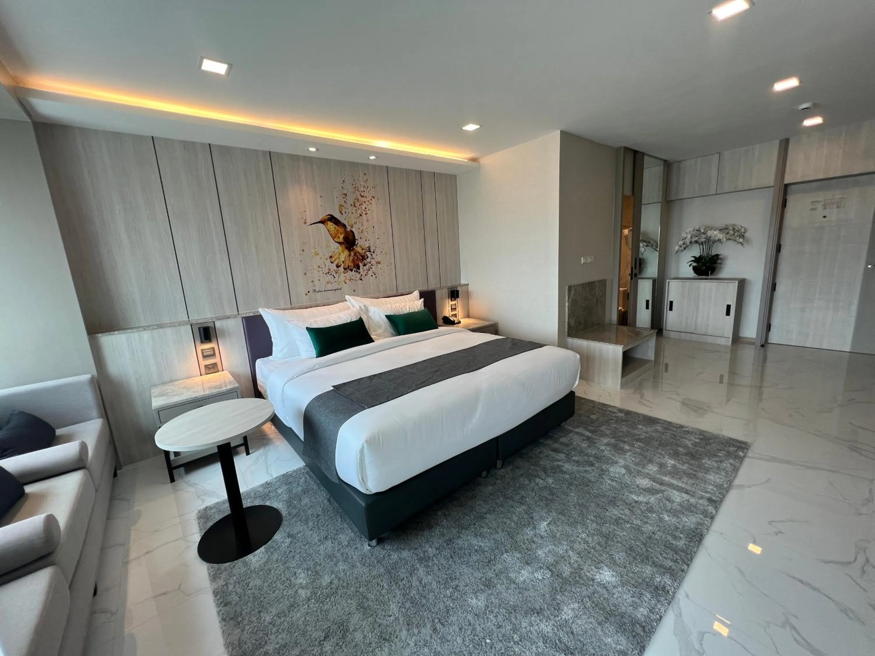 Bed in ARNI Skye Hotel