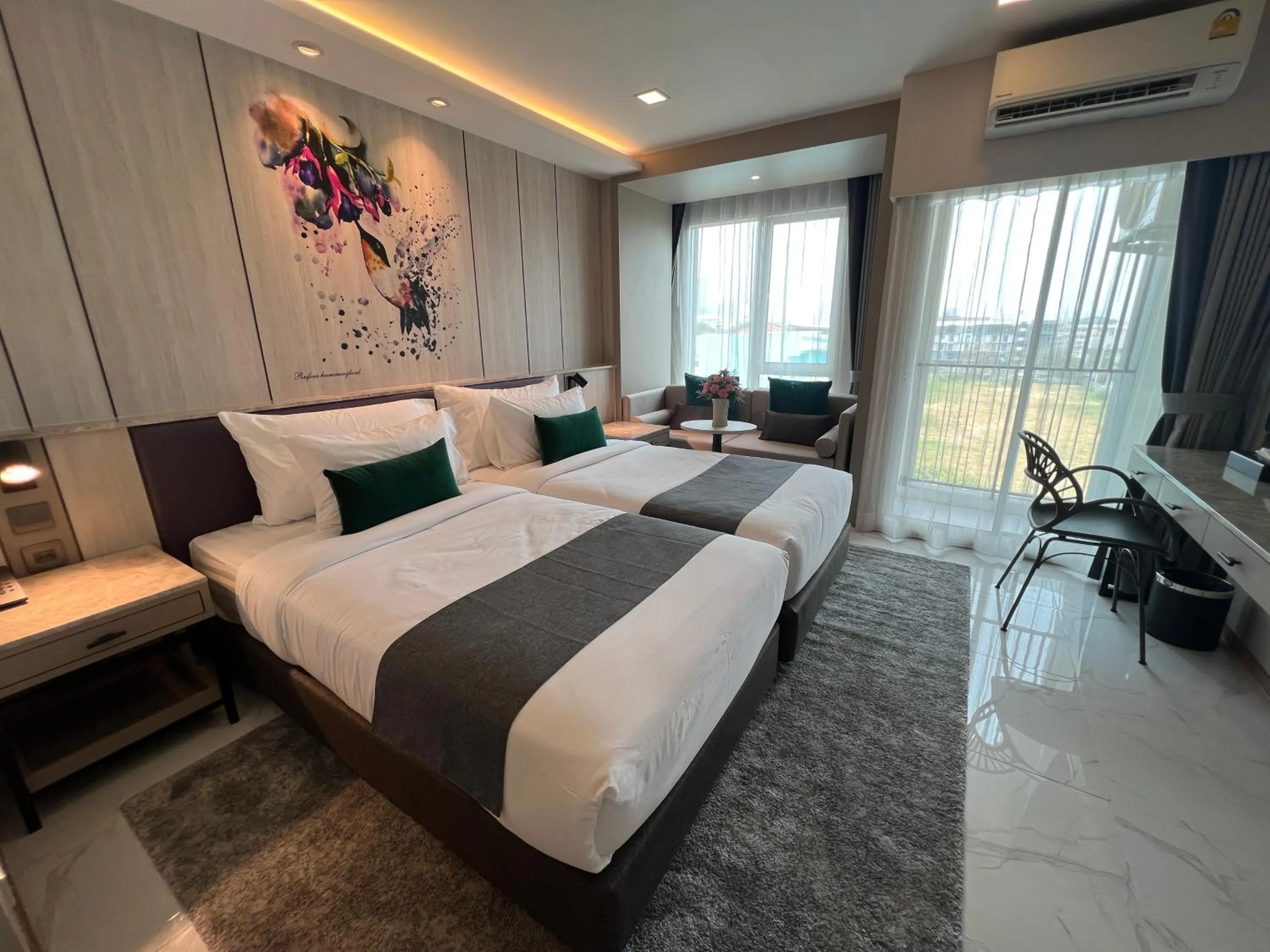 Bed in ARNI Skye Hotel