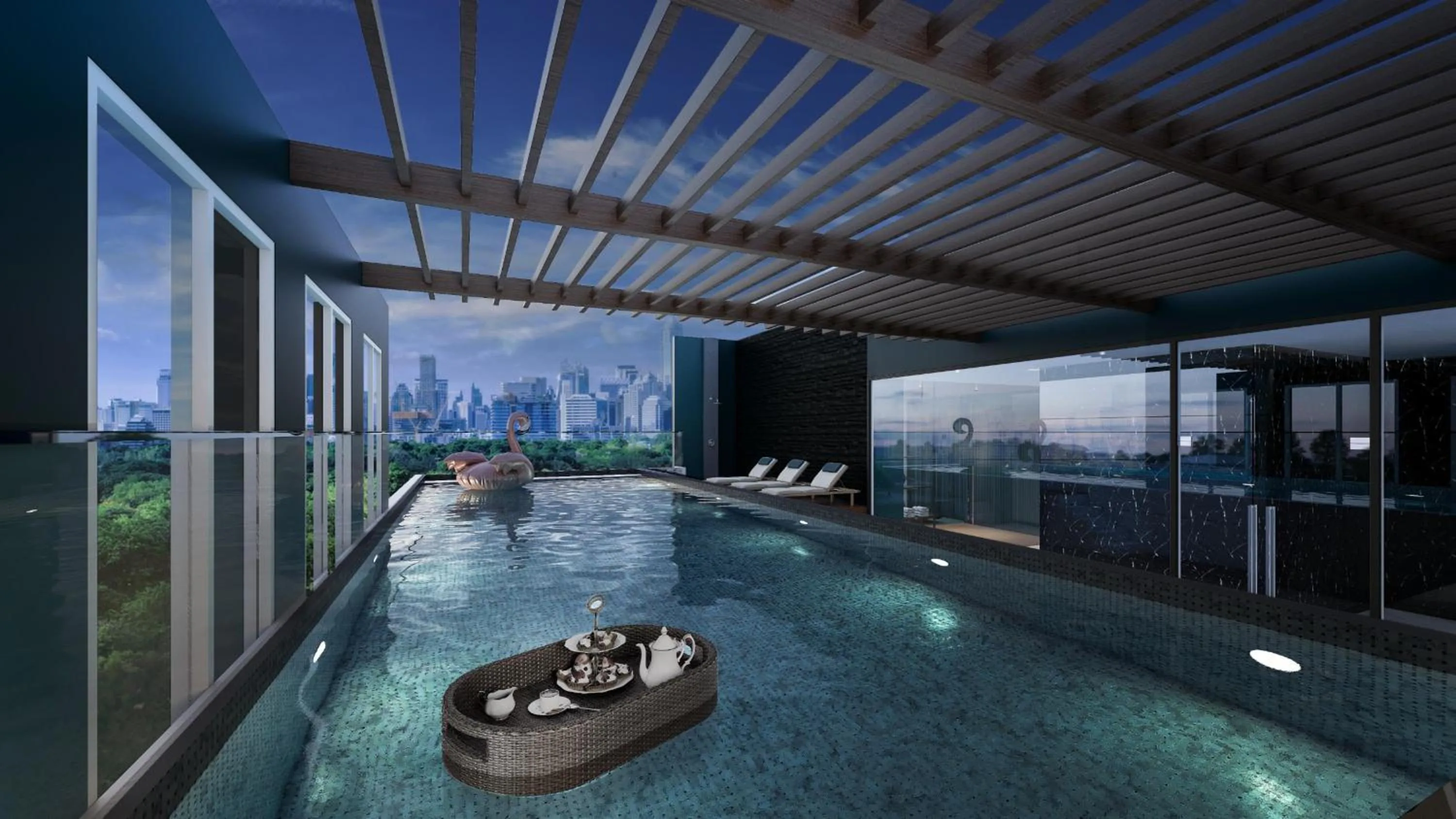 Swimming pool in ARNI Skye Hotel