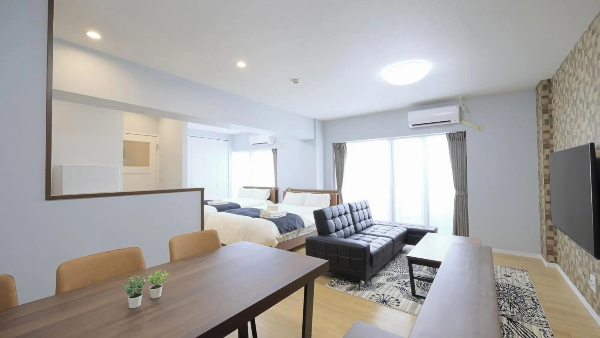 Bed in Crice Hotel Ishigakijima