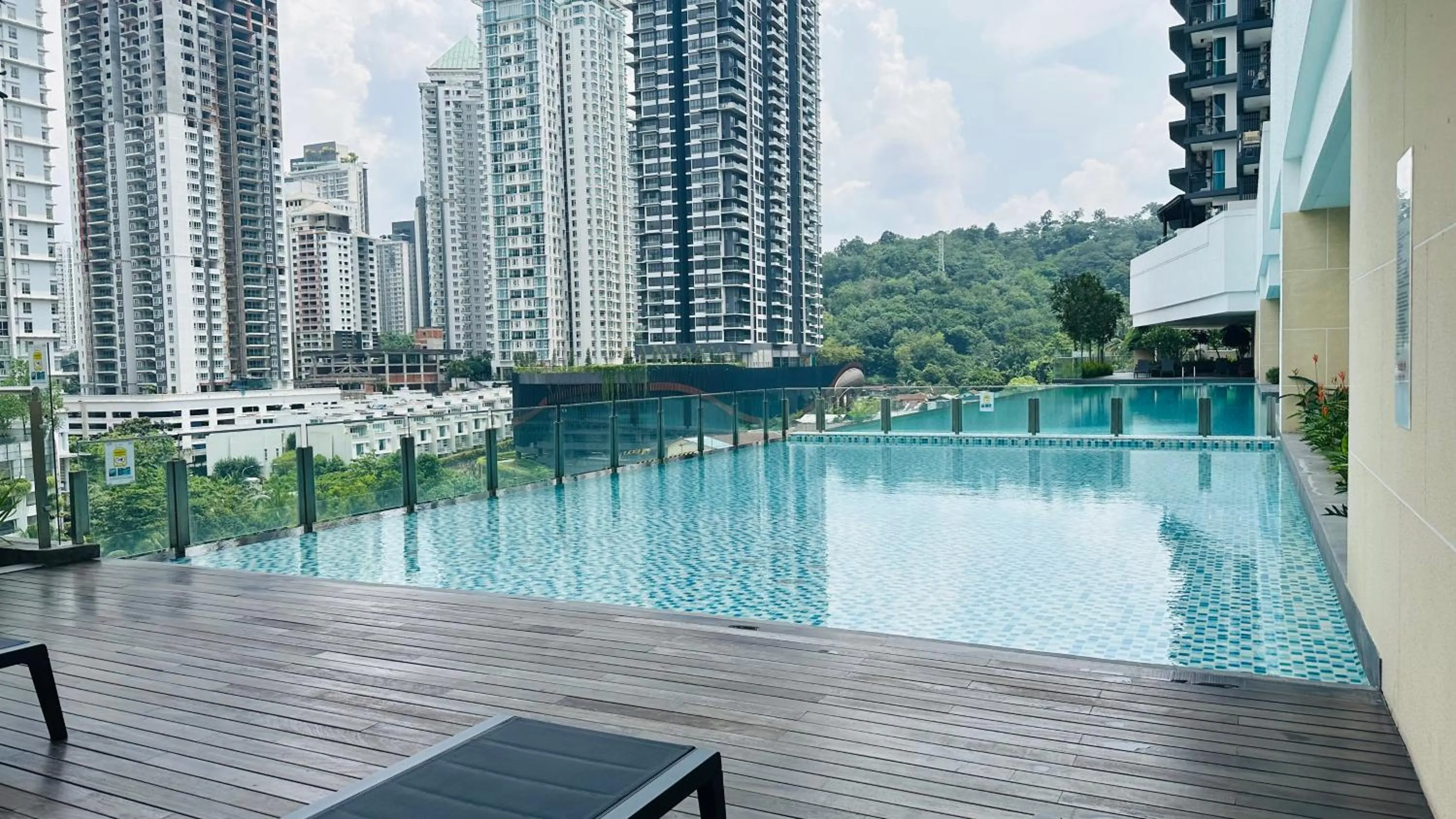 Swimming pool in Inspirasi Mont Kiara Residency