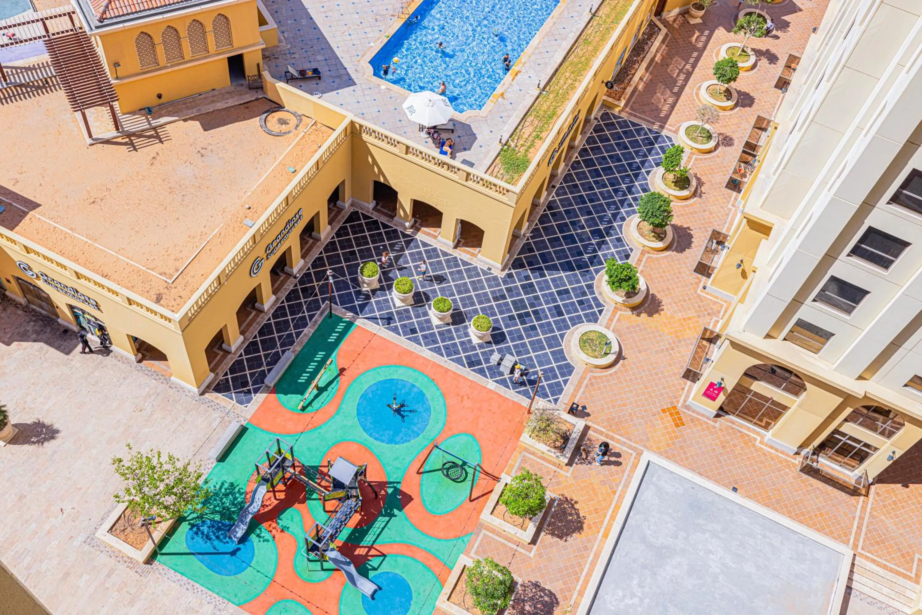 Swimming pool in Sound of the Waves in JBR by Lagom