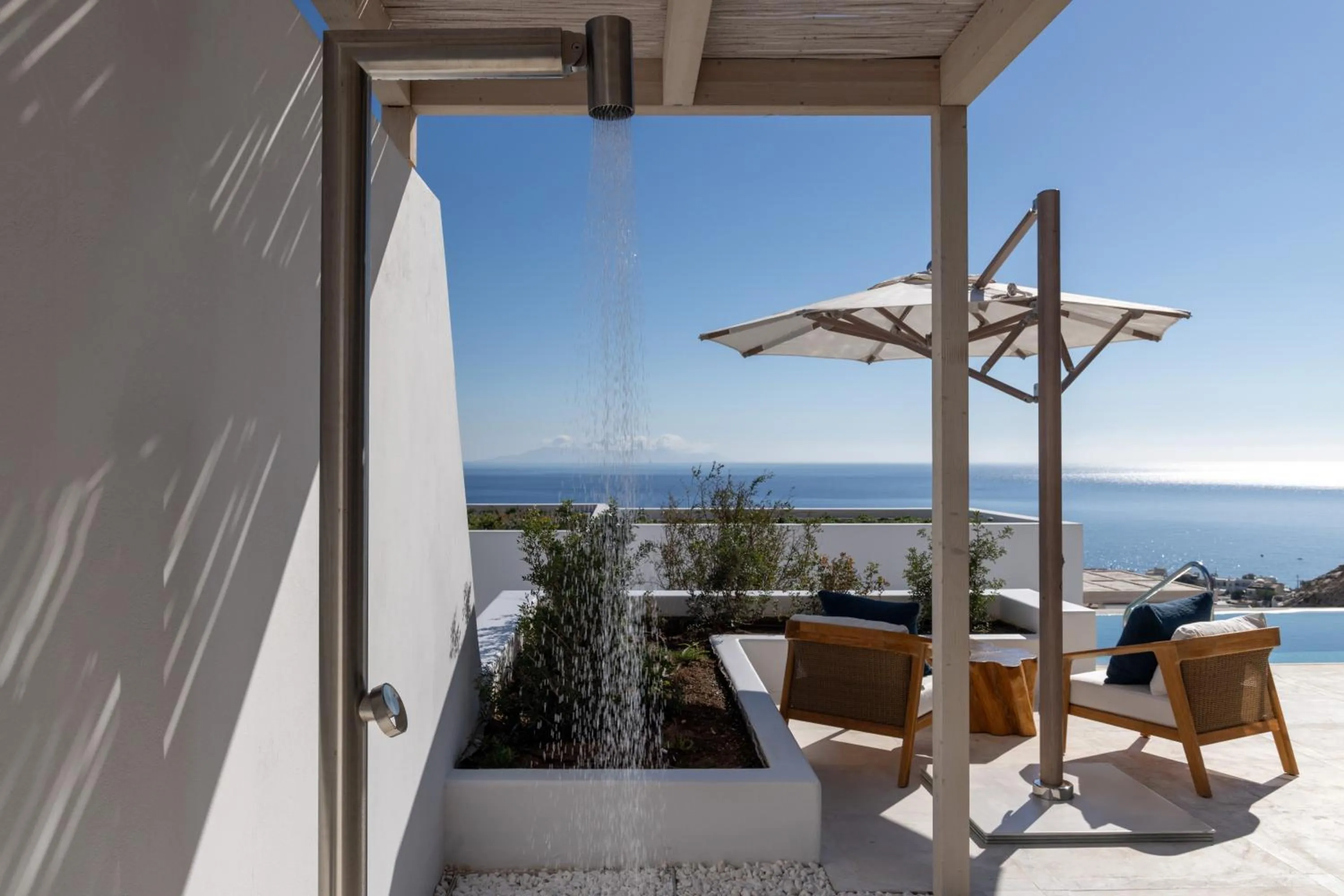 Balcony/Terrace in Sandblu Santorini, LXR Hotels & Resorts