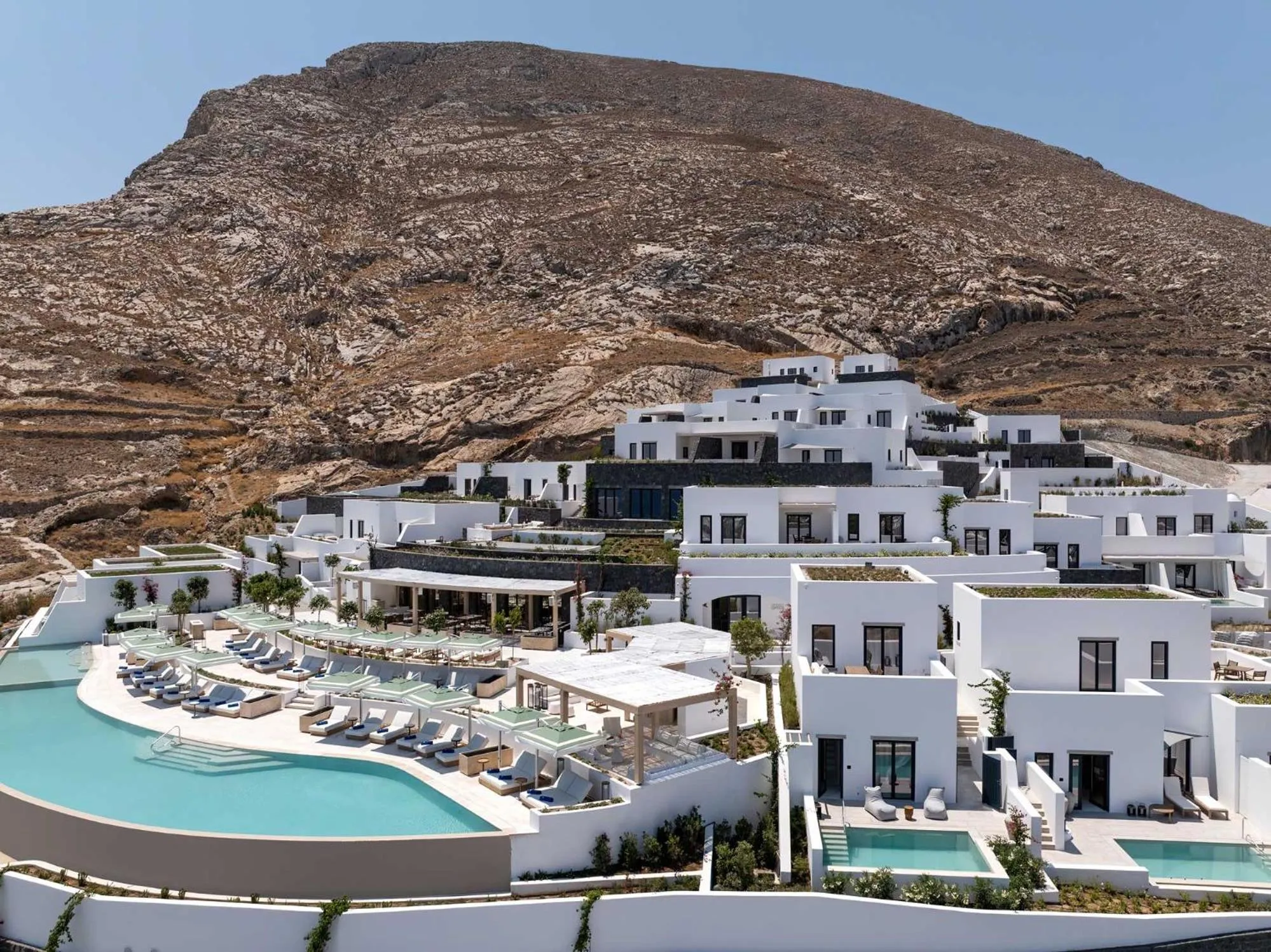 Property building in Sandblu Santorini, LXR Hotels & Resorts