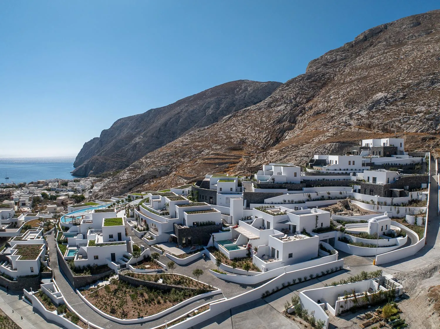 Property building in Sandblu Santorini, LXR Hotels & Resorts