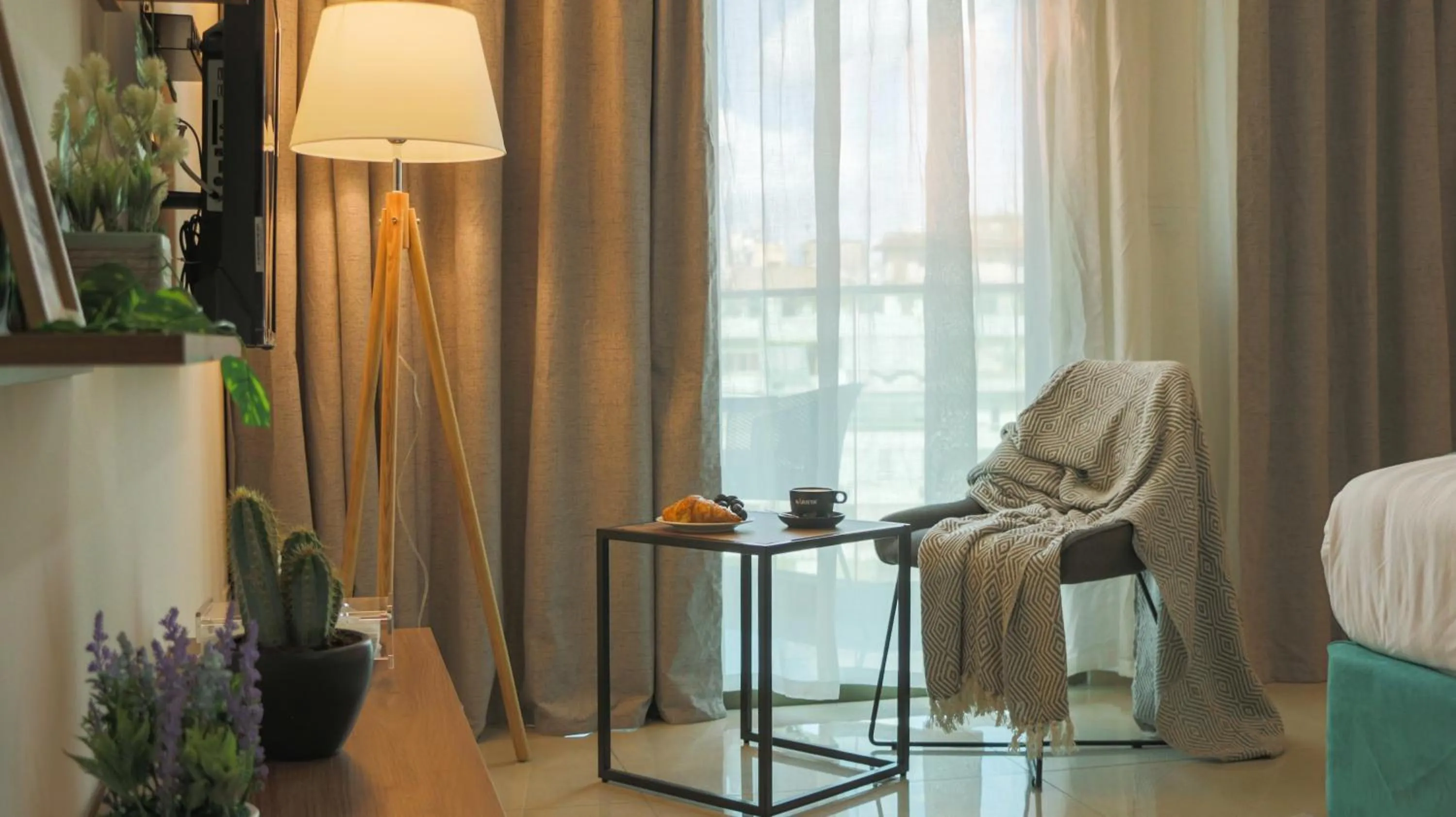 Seating area in Tilia Hotel Beirut