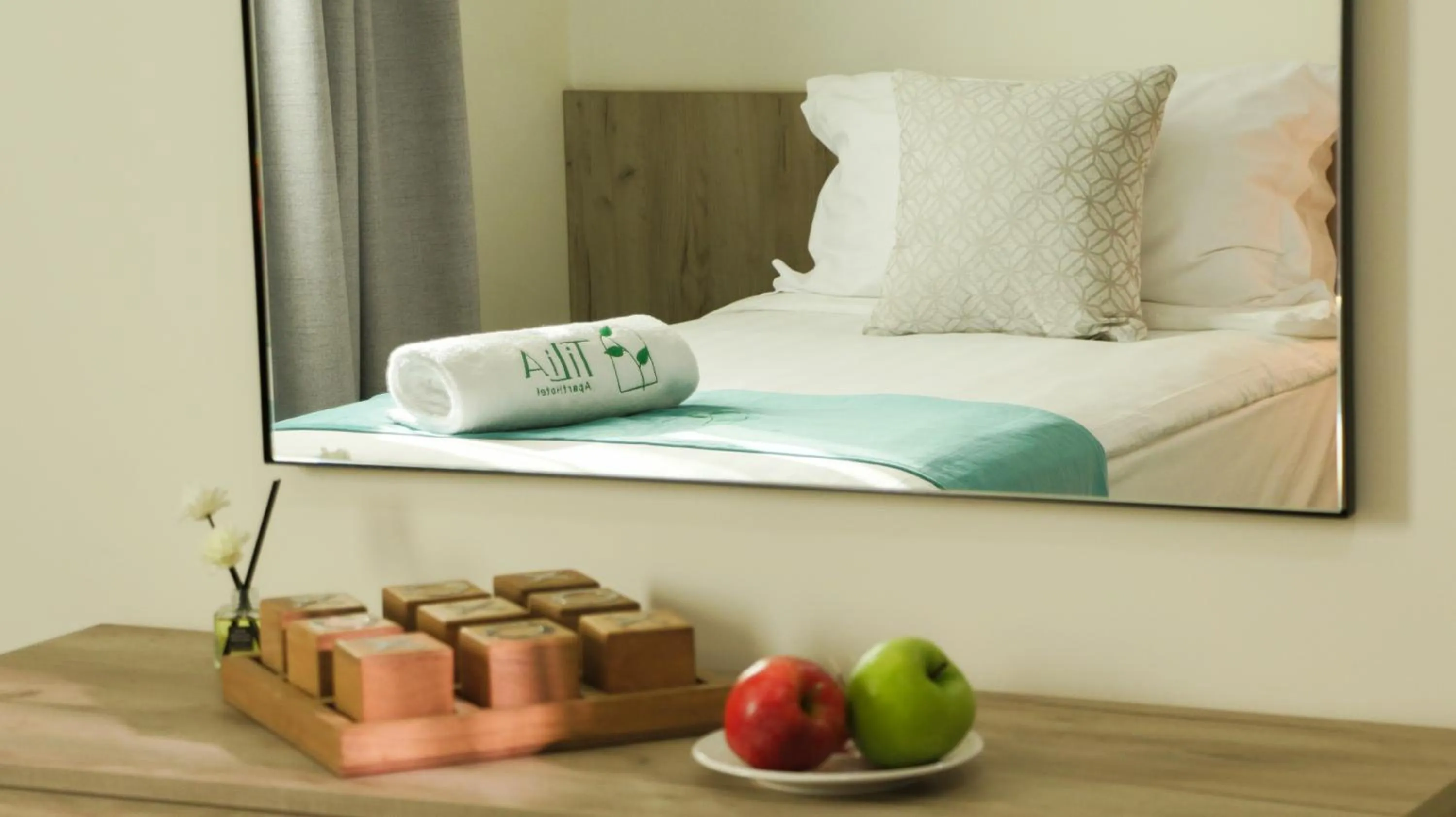 Bed in Tilia Hotel Beirut