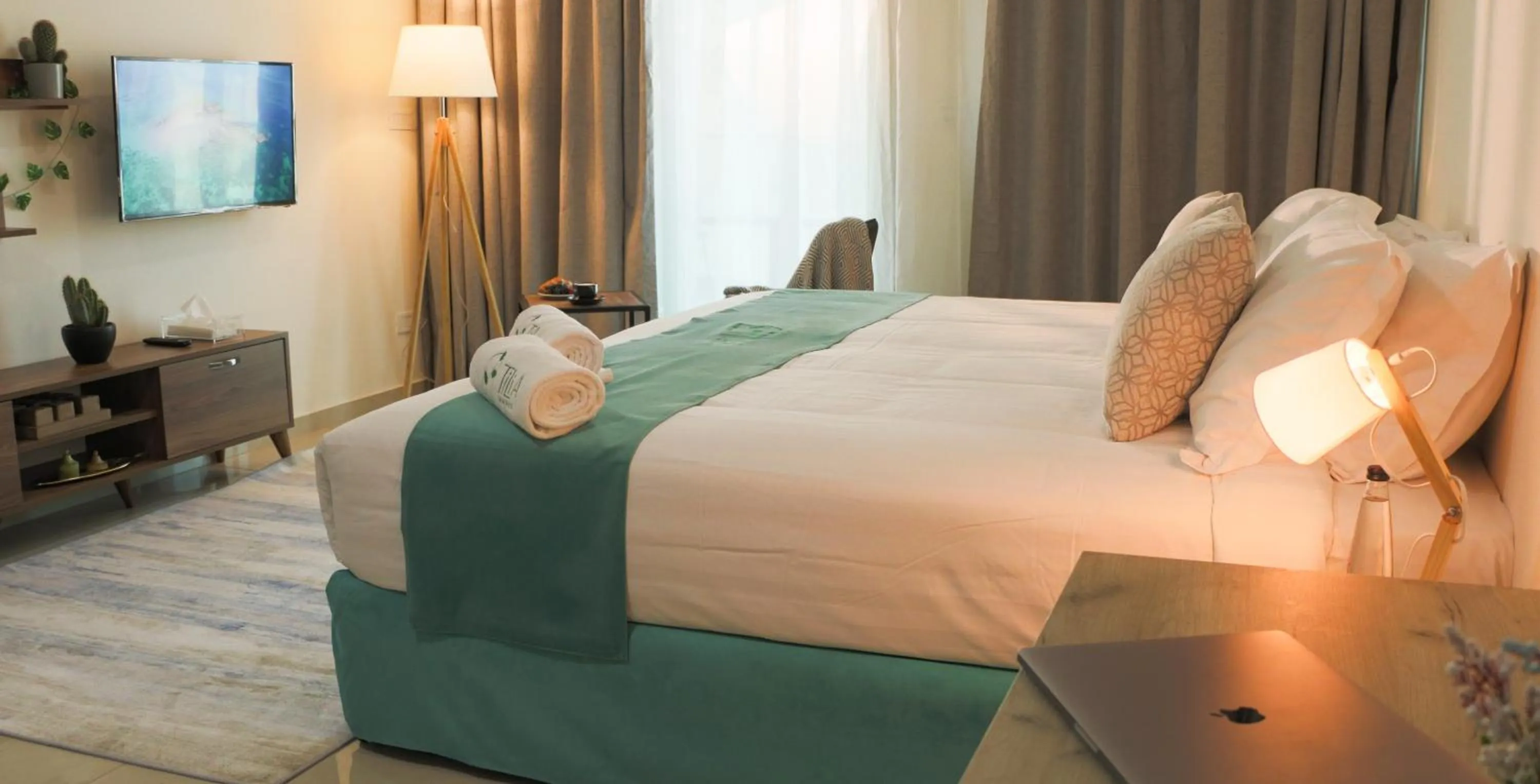 Bed in Tilia Hotel Beirut