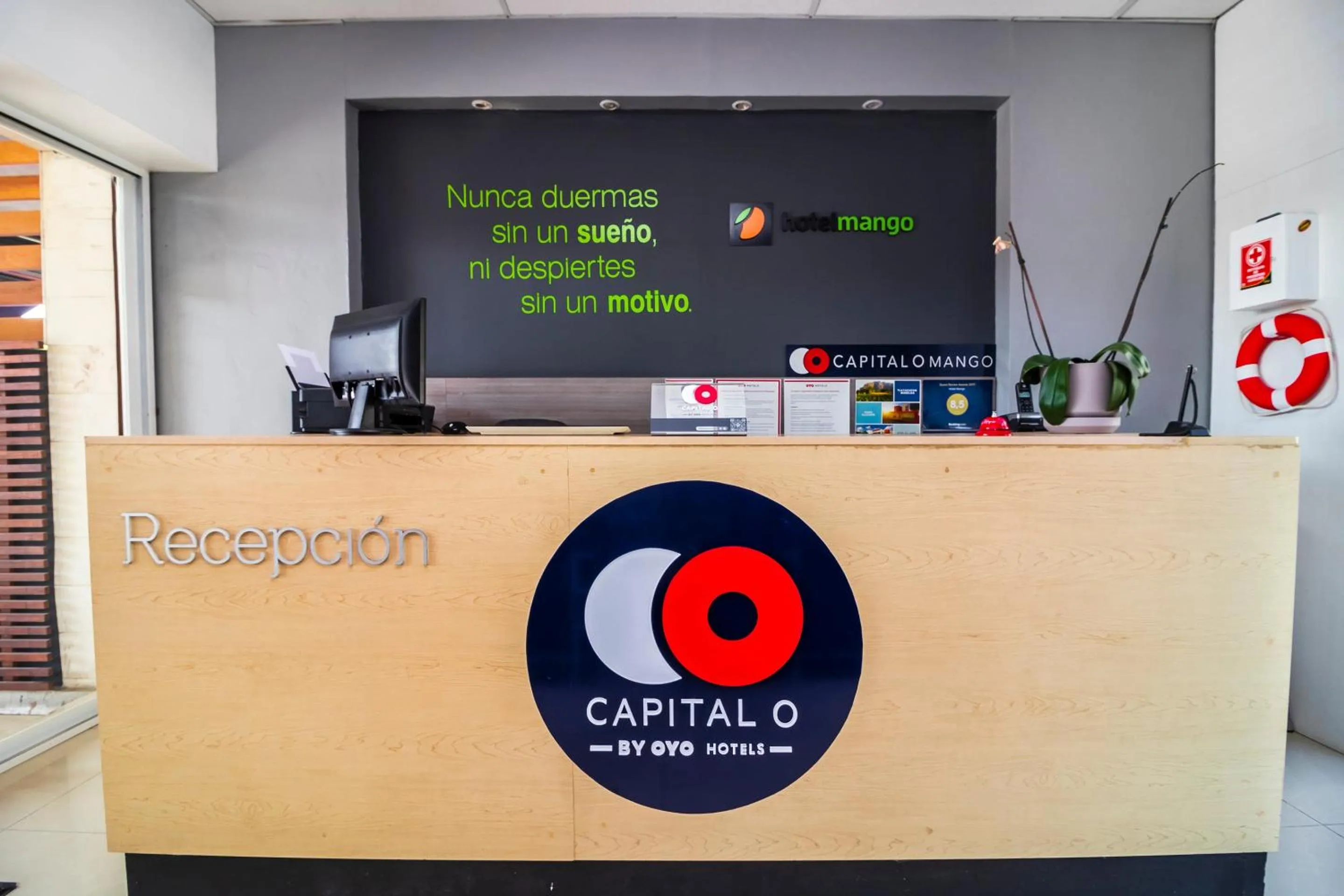 Lobby or reception in Collection O Hotel Mango,Six Flags Hurricane Harbor Oaxtepec