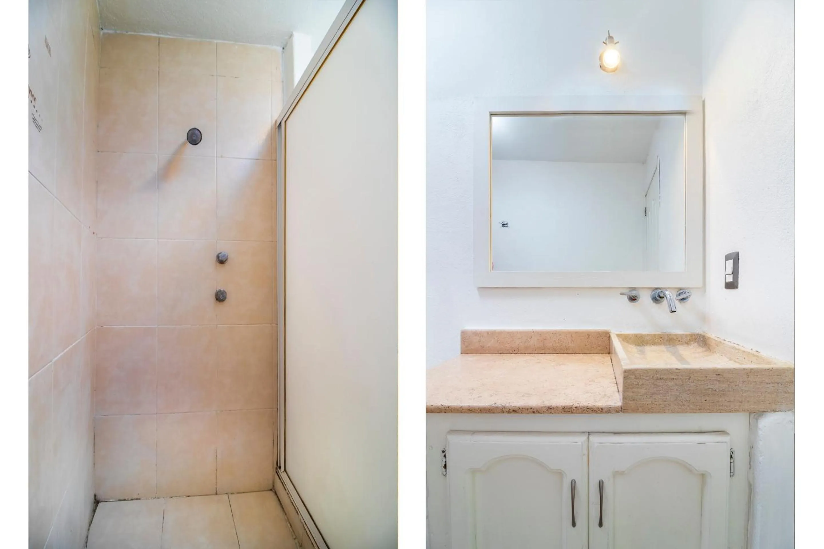 Bathroom in Collection O Hotel Mango,Six Flags Hurricane Harbor Oaxtepec