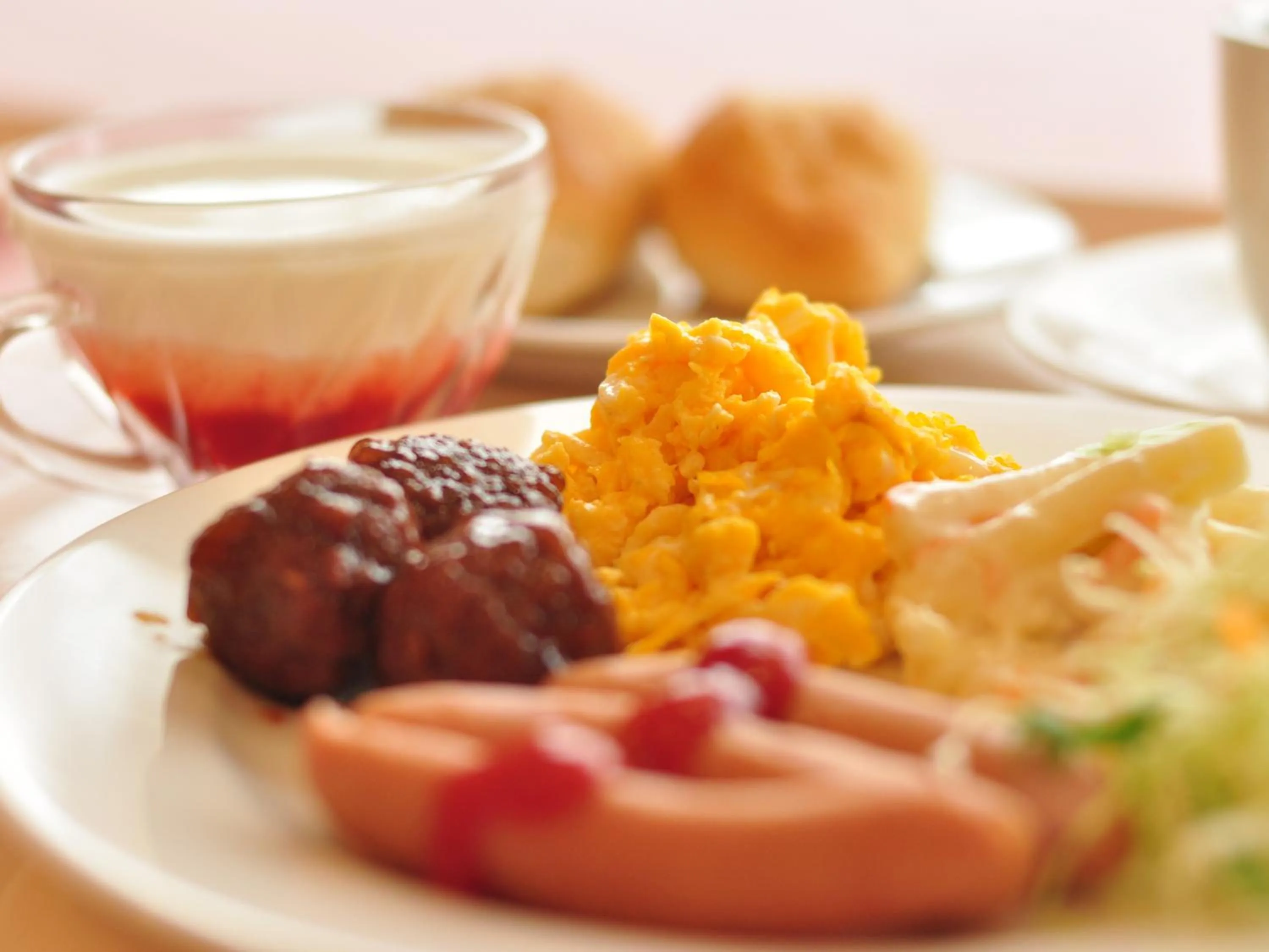 Food close-up in Hotel Green With