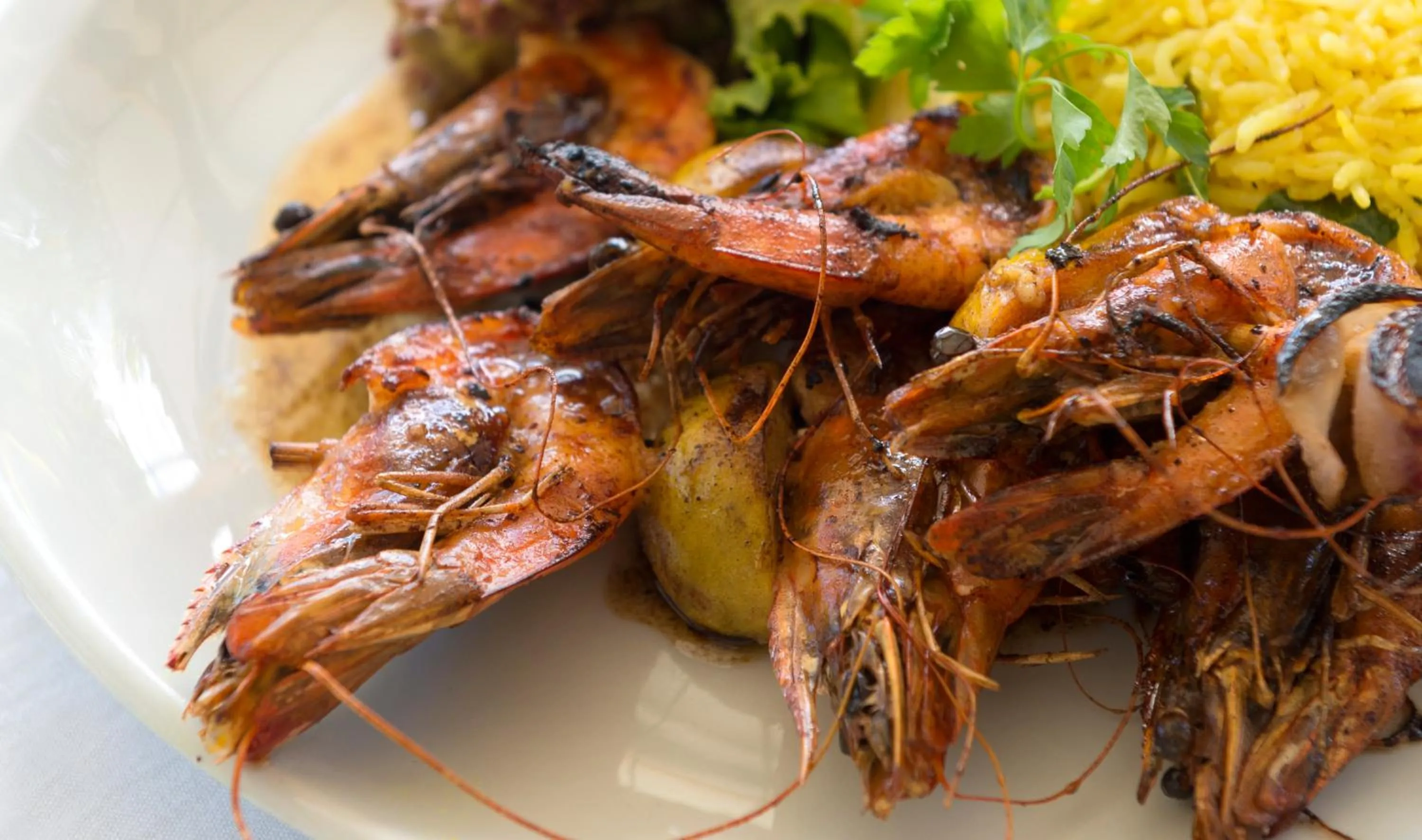 Food close-up in Auberge d'Anse Boileau & Restaurant Chez Plume