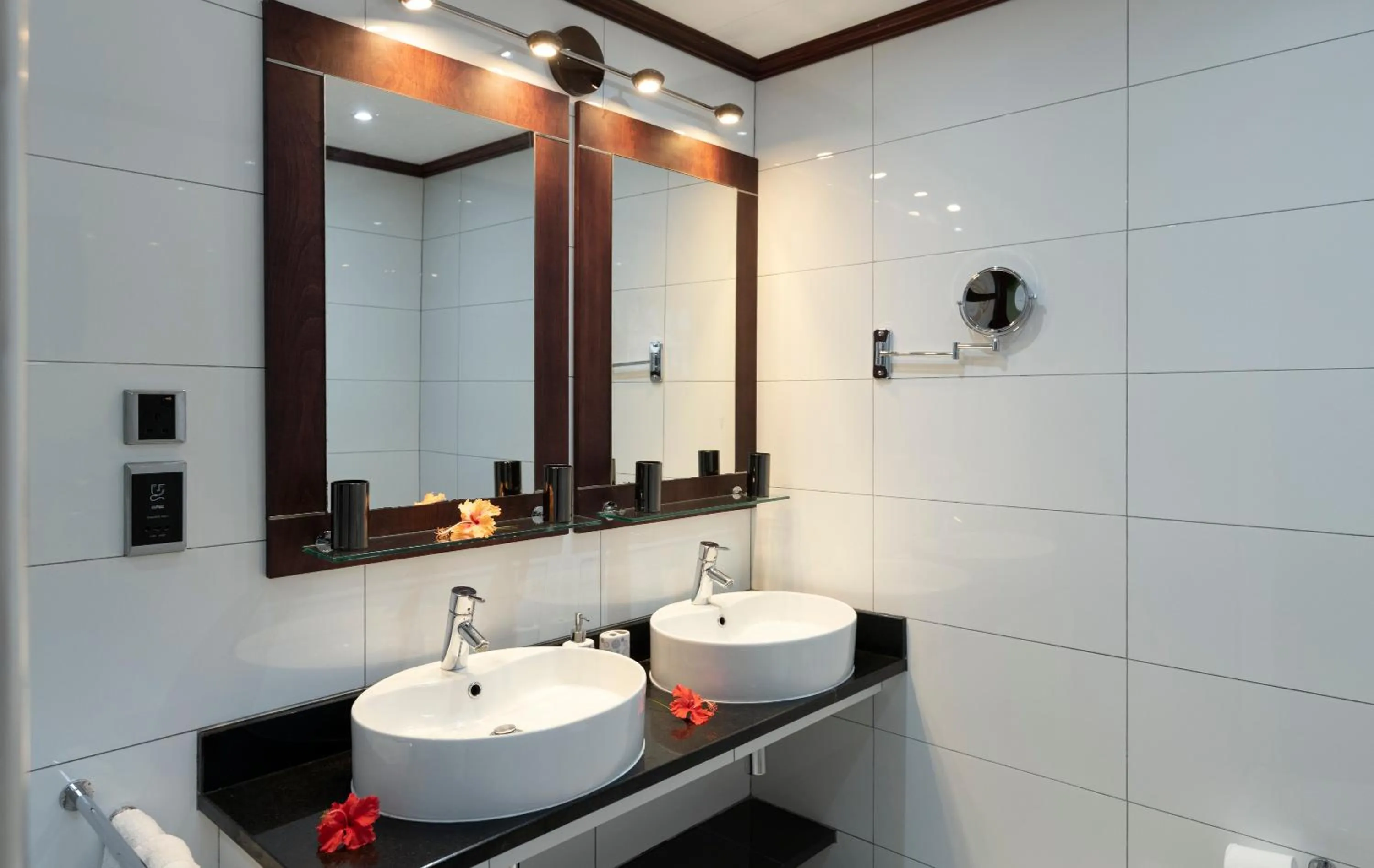 Bathroom in Auberge d'Anse Boileau & Restaurant Chez Plume