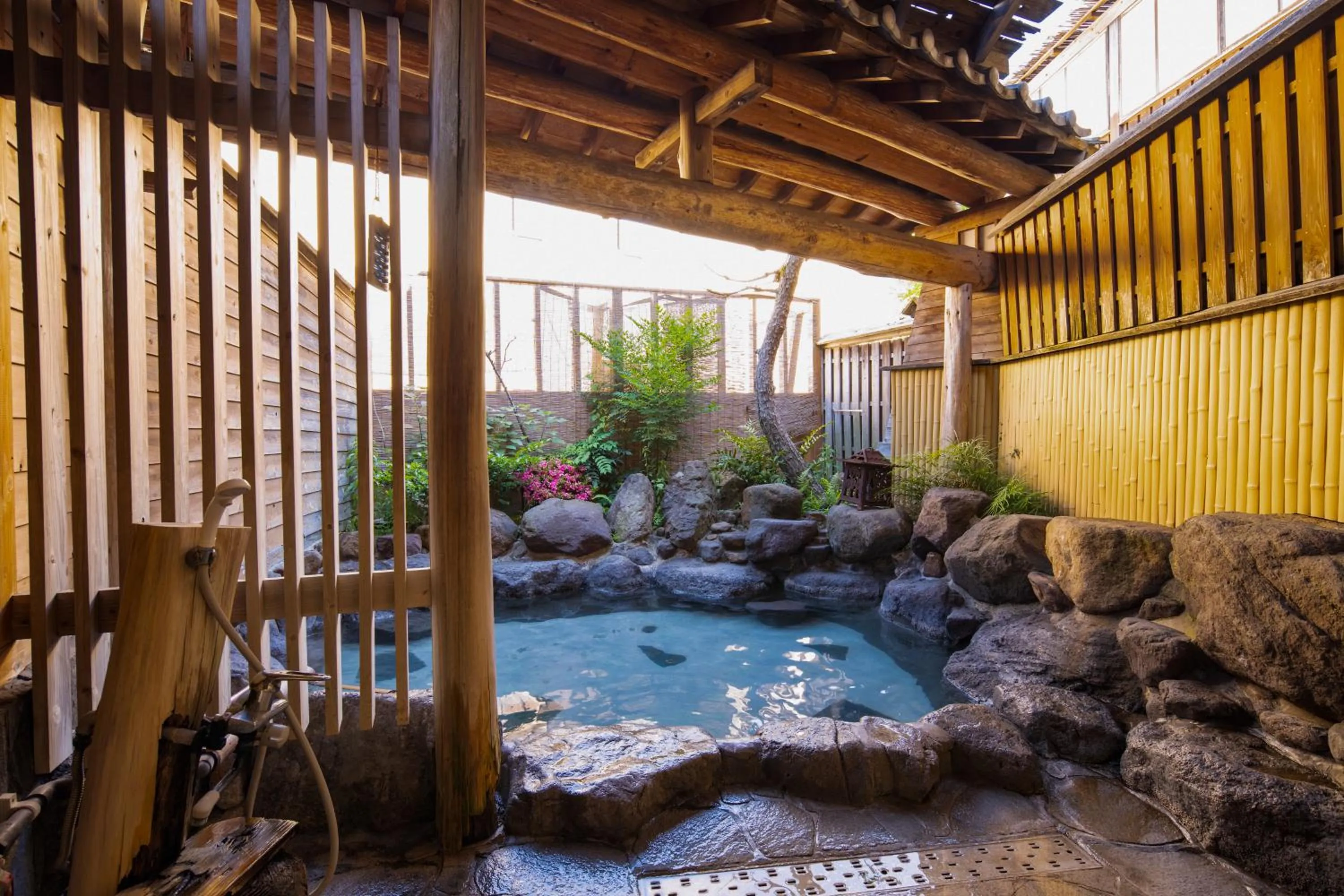 Open Air Bath in Hozanso Beppu