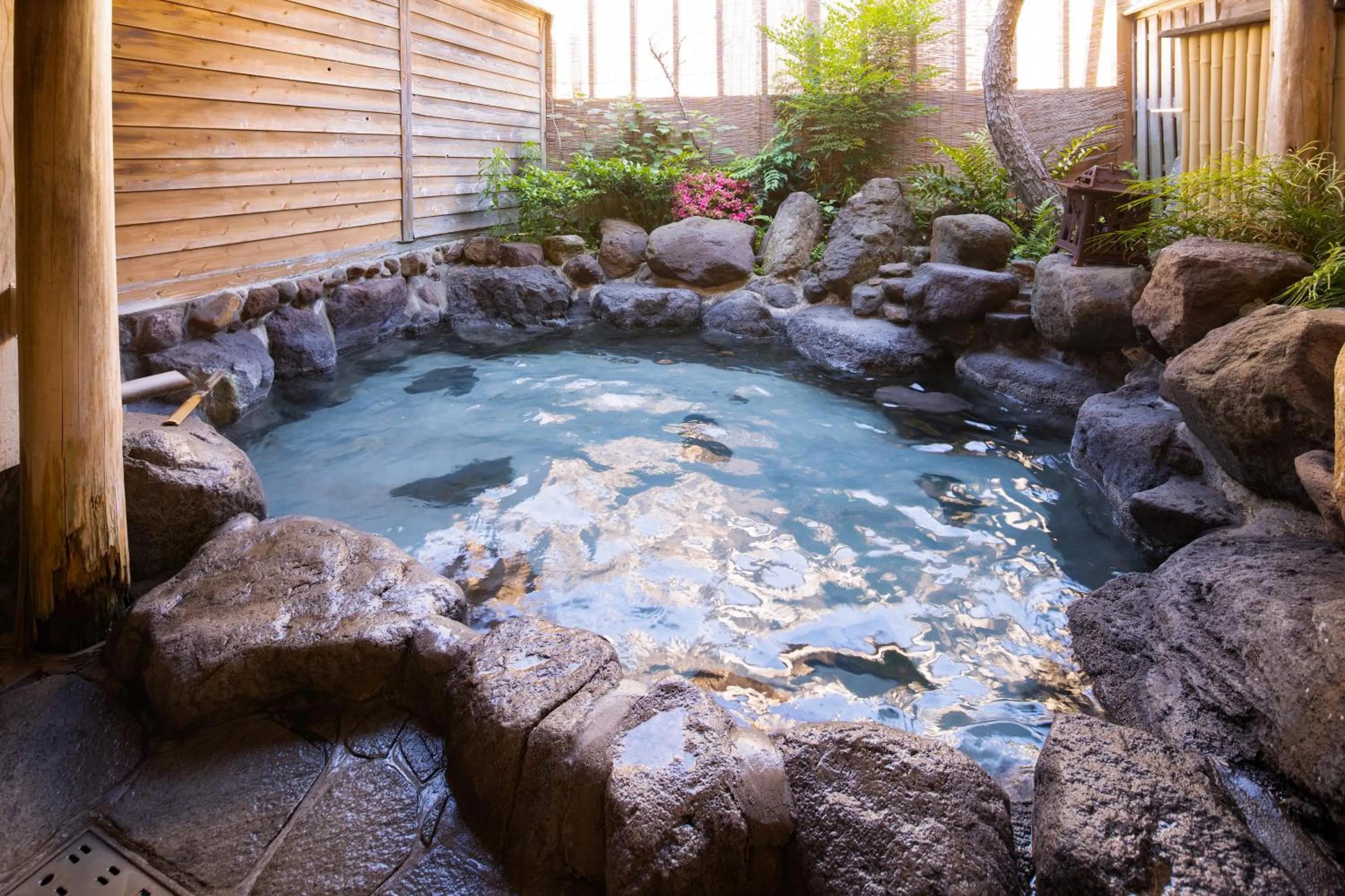 Open Air Bath in Hozanso Beppu