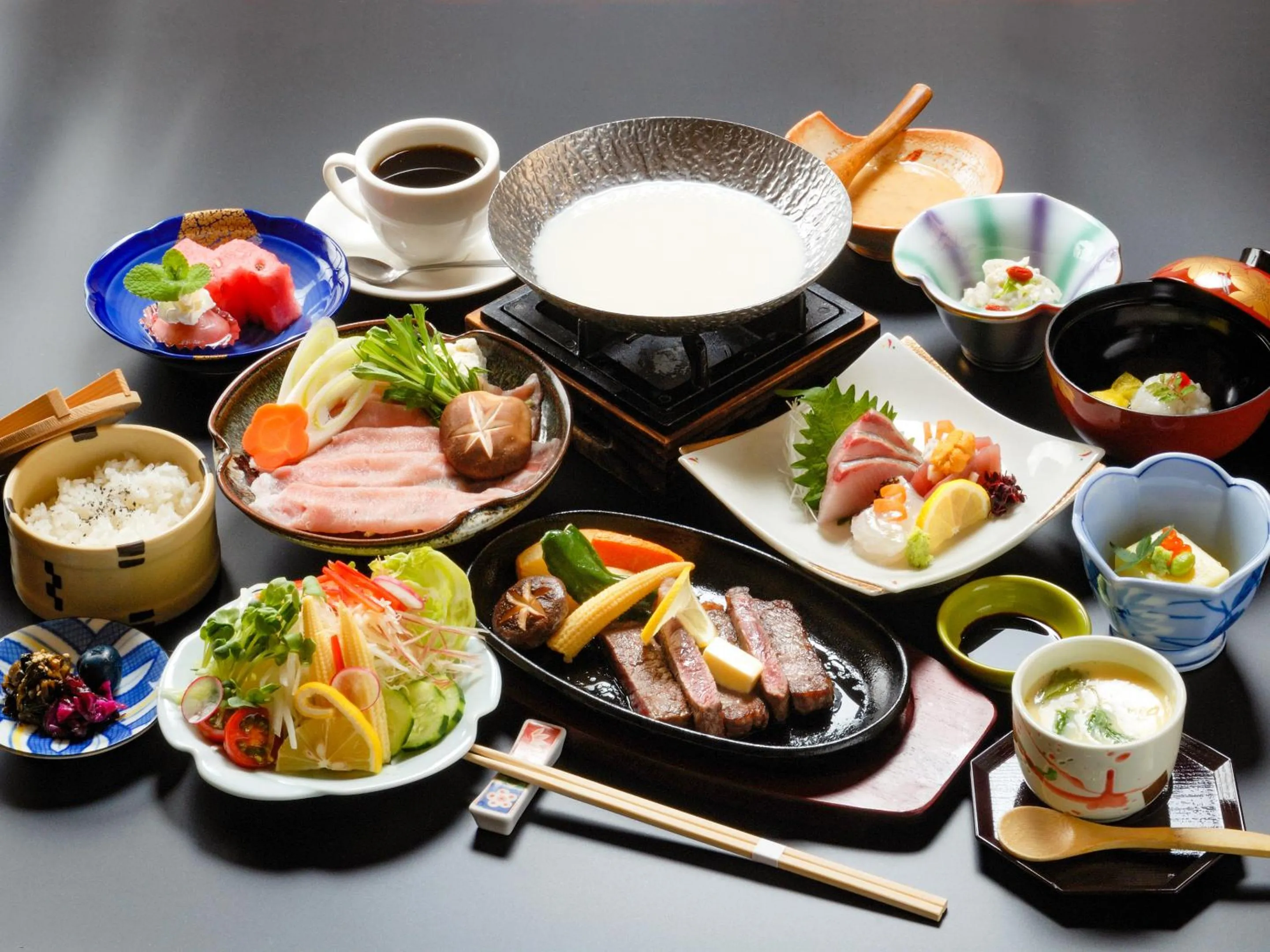 Food in Hozanso Beppu