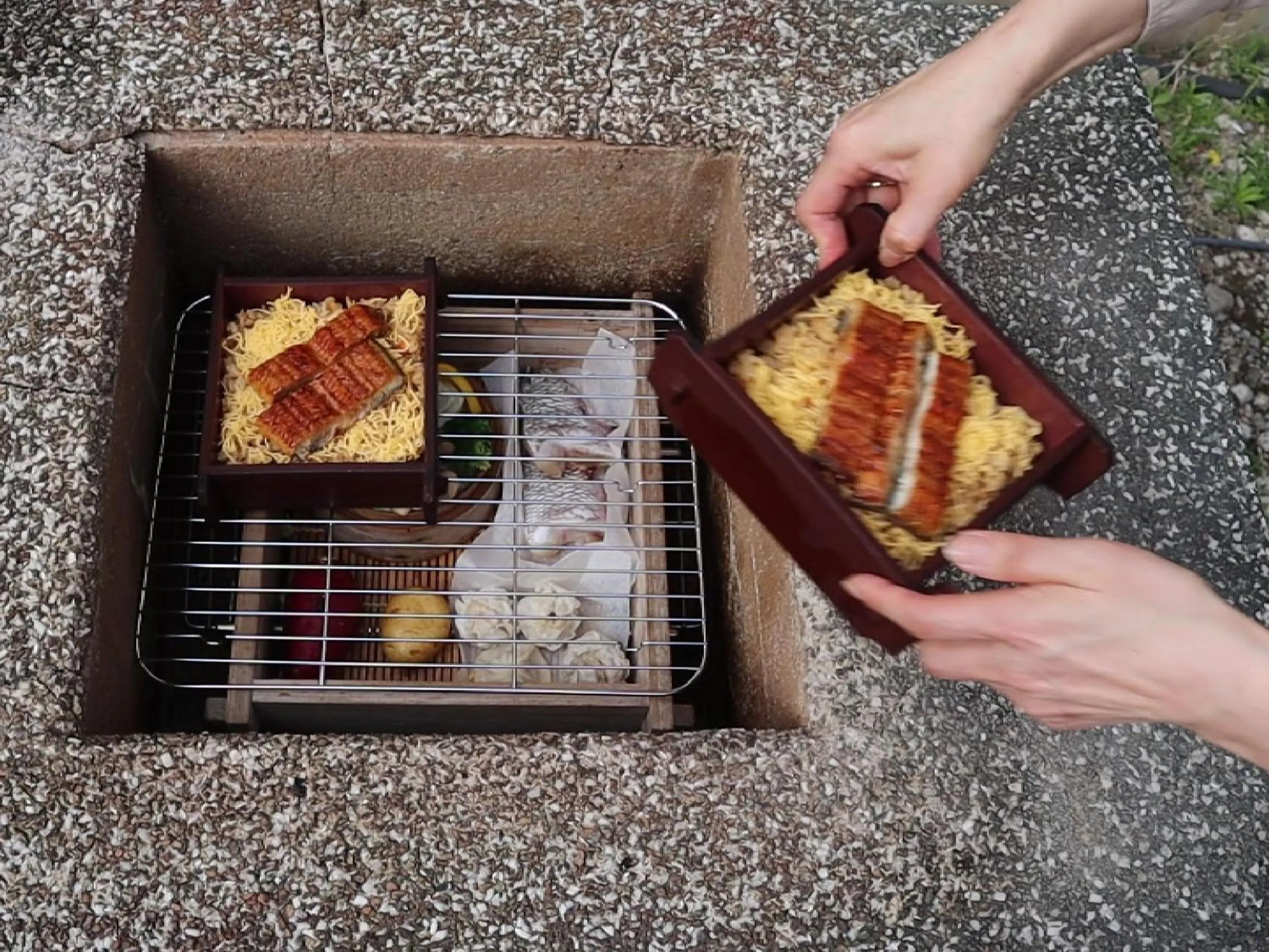 Food close-up in Hozanso Beppu
