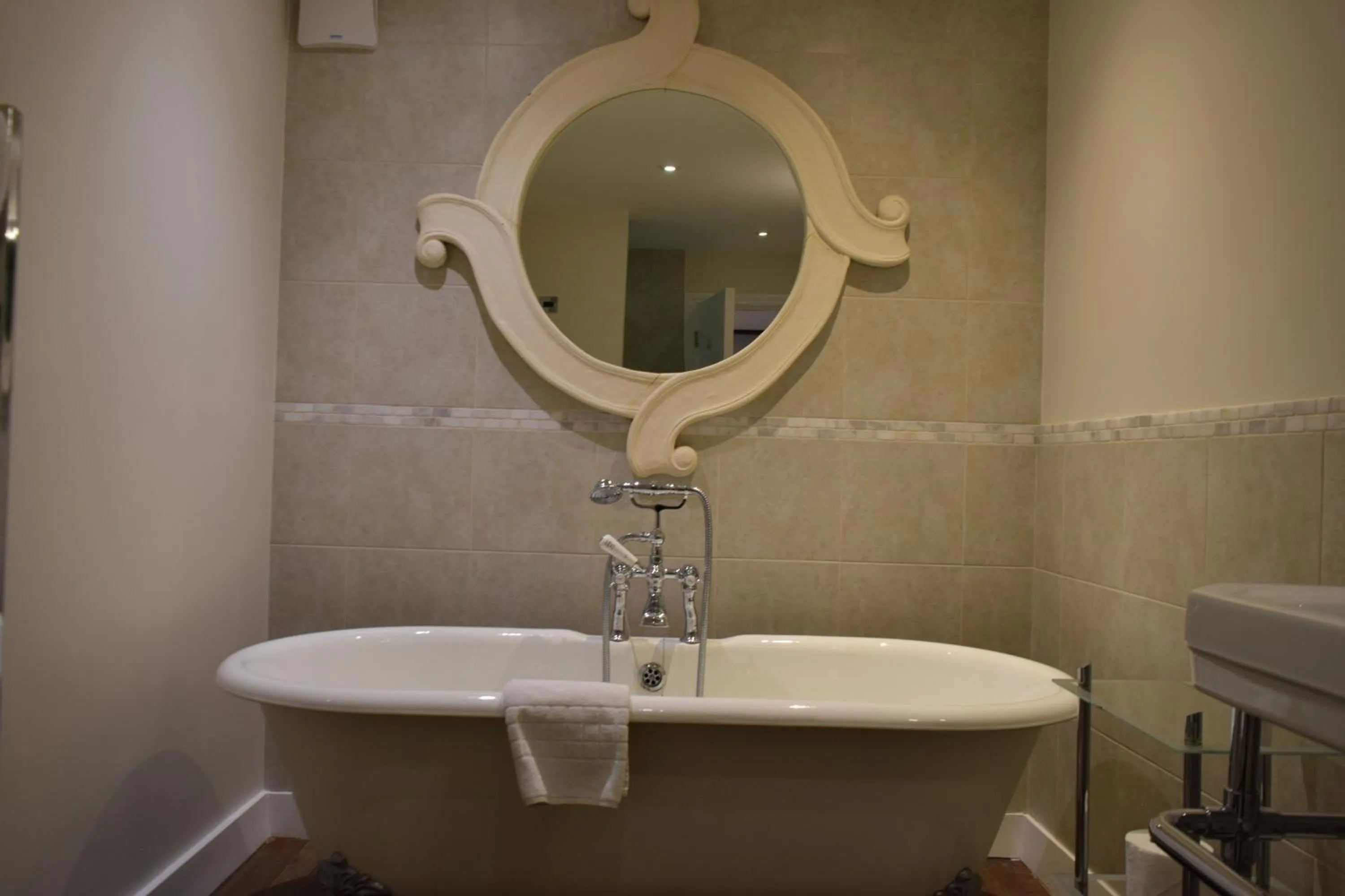 Shower in Noel Arms - "A Bespoke Hotel"