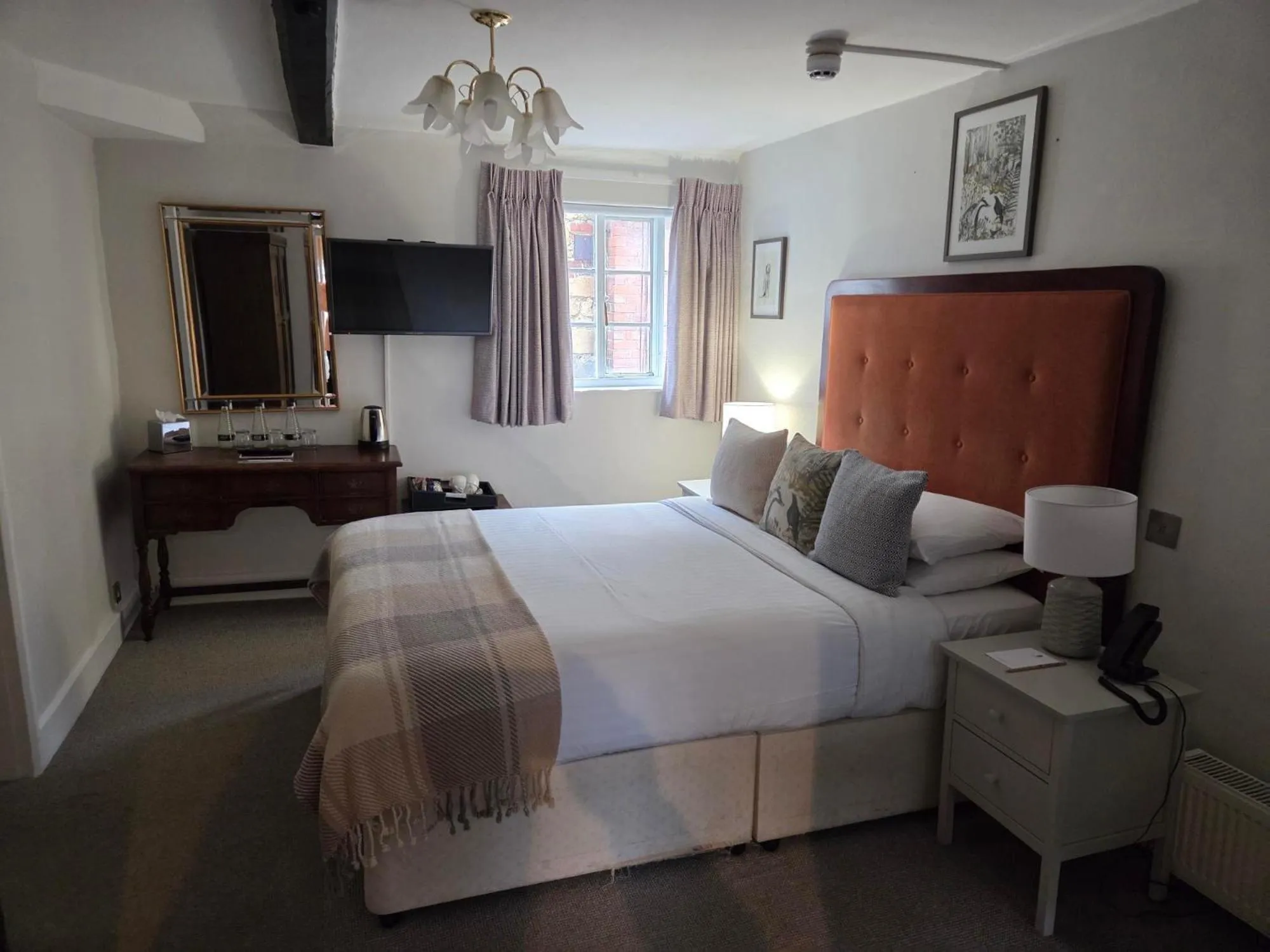 Bedroom, Bed in Noel Arms - "A Bespoke Hotel"