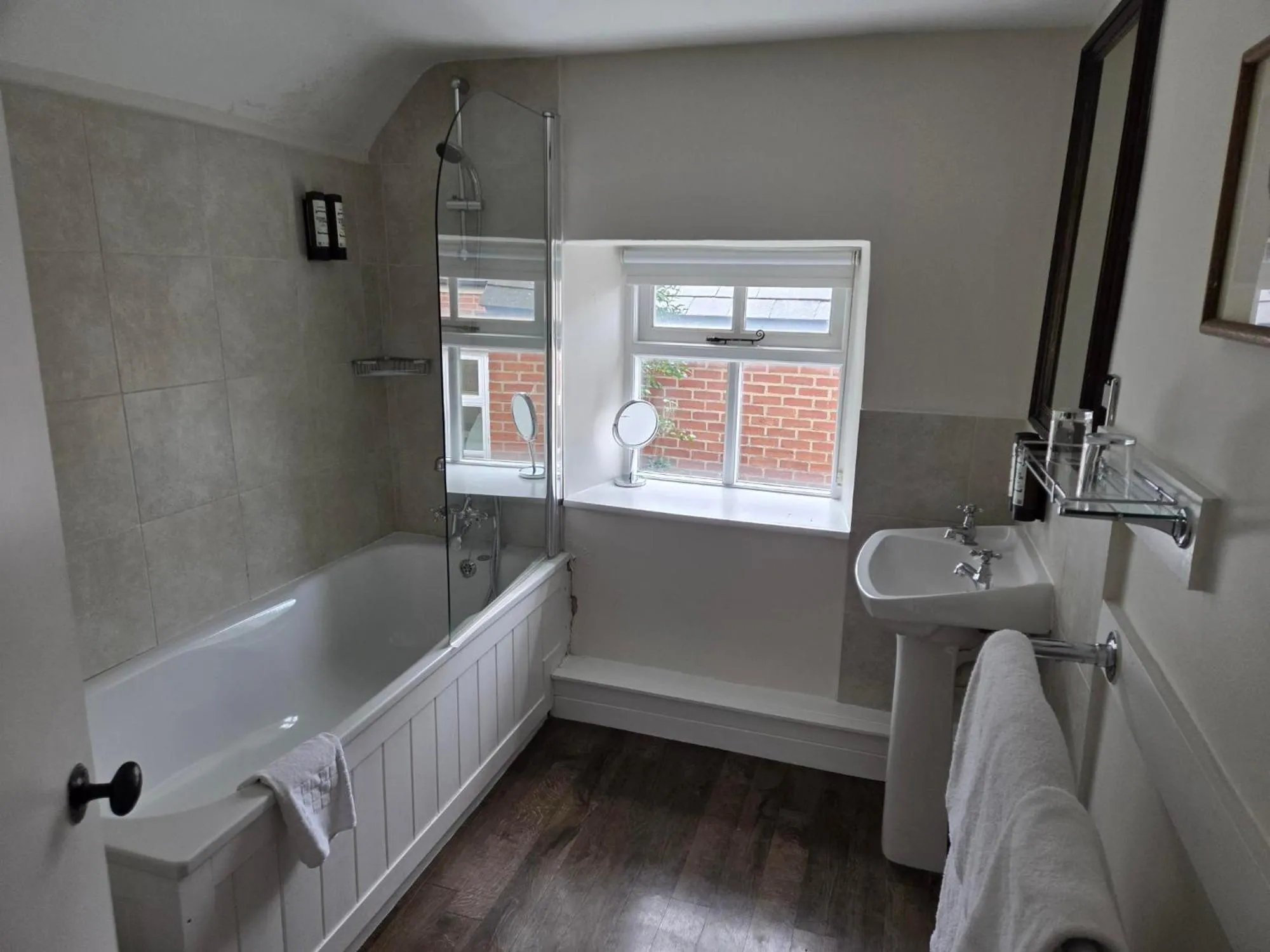 Bathroom in Noel Arms - "A Bespoke Hotel"