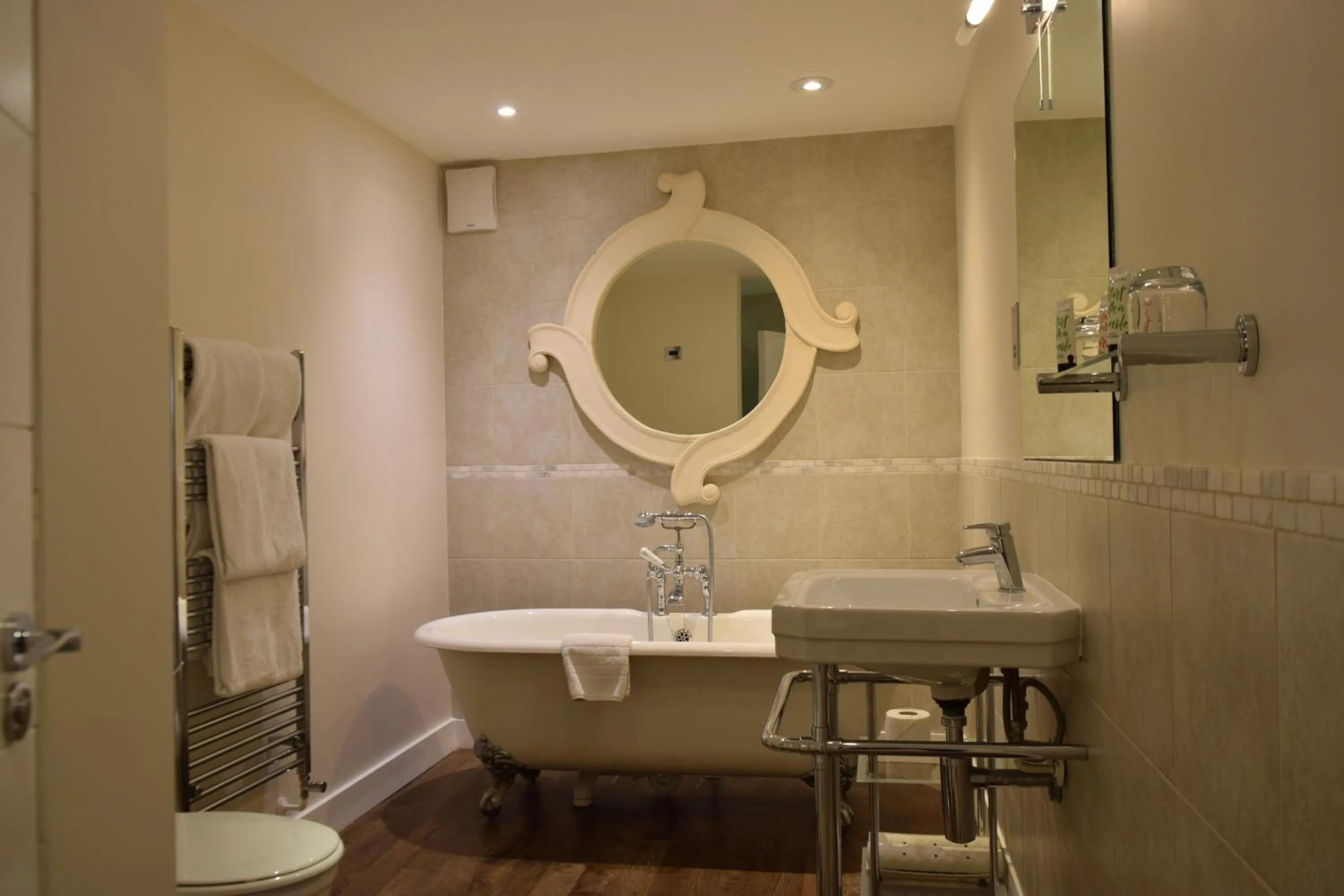 Shower in Noel Arms - "A Bespoke Hotel"