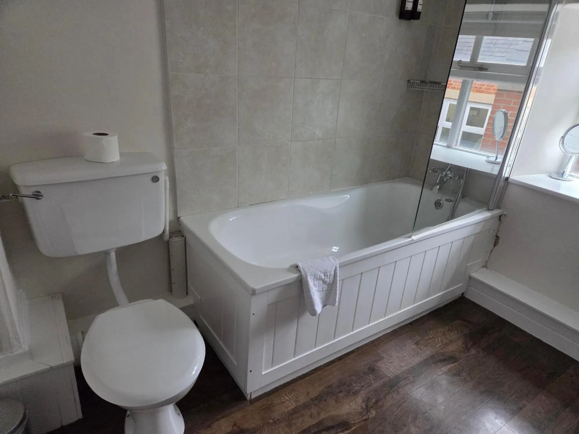 Bathroom in Noel Arms - "A Bespoke Hotel"